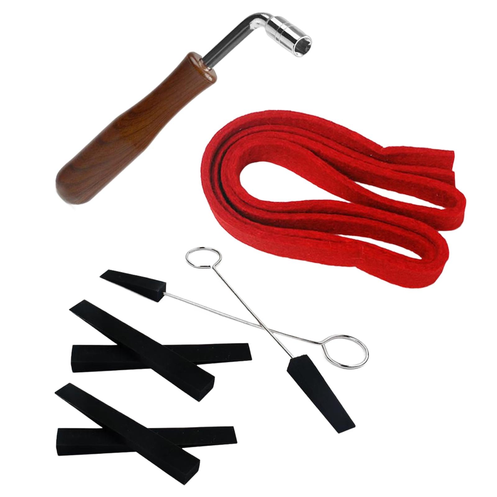 8Pcs Piano Tuning Kits DIY Tools for Pianos Repair Keyboard Cleaning Care