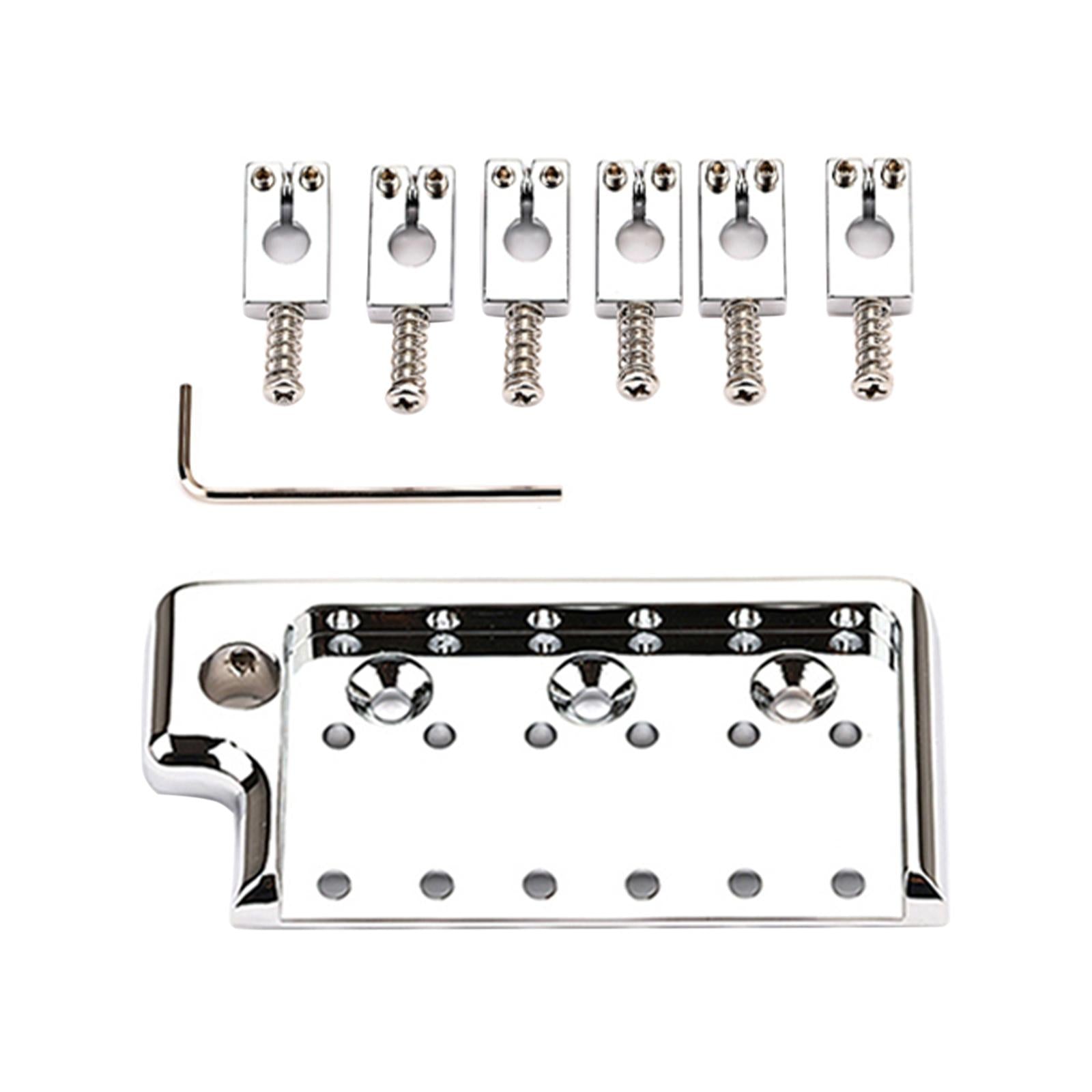 Professional Guitar Bridge Plate with Wrench Accessories for Electric Guitar