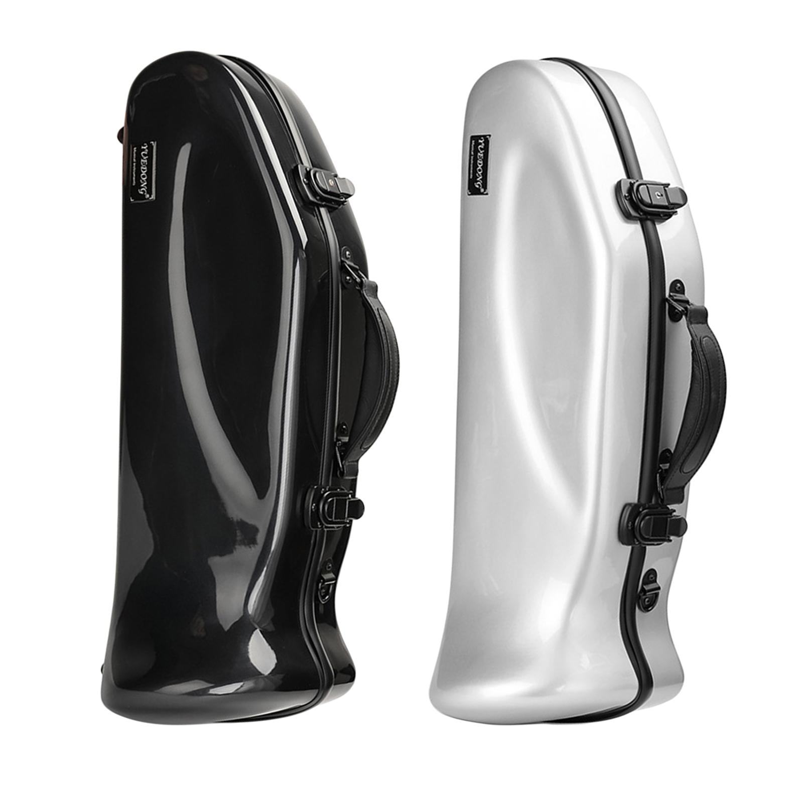 Trumpet Case Backpack Carrying Case Detachable Carbon Fiber Trumpet Gig Bag Black