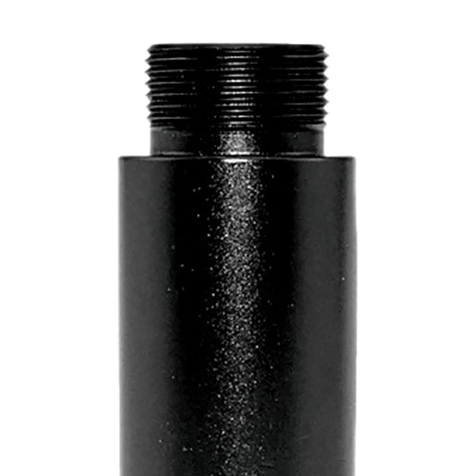 2x Aluminum Alloy Mic Stand Extension Tube & Metal Adapter for Arm Stand F5B