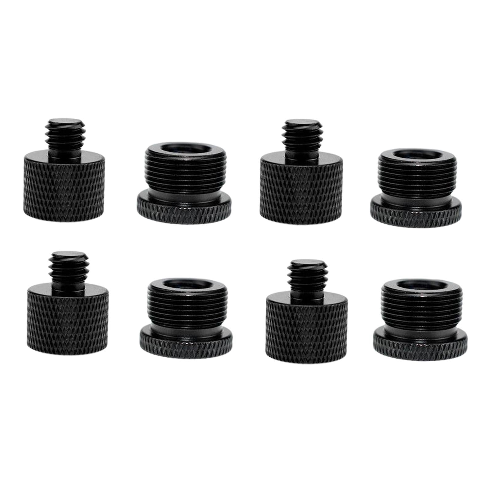 8Pcs Mic Stand Adapter Universal Screw Adapter Thread for Microphone Stand