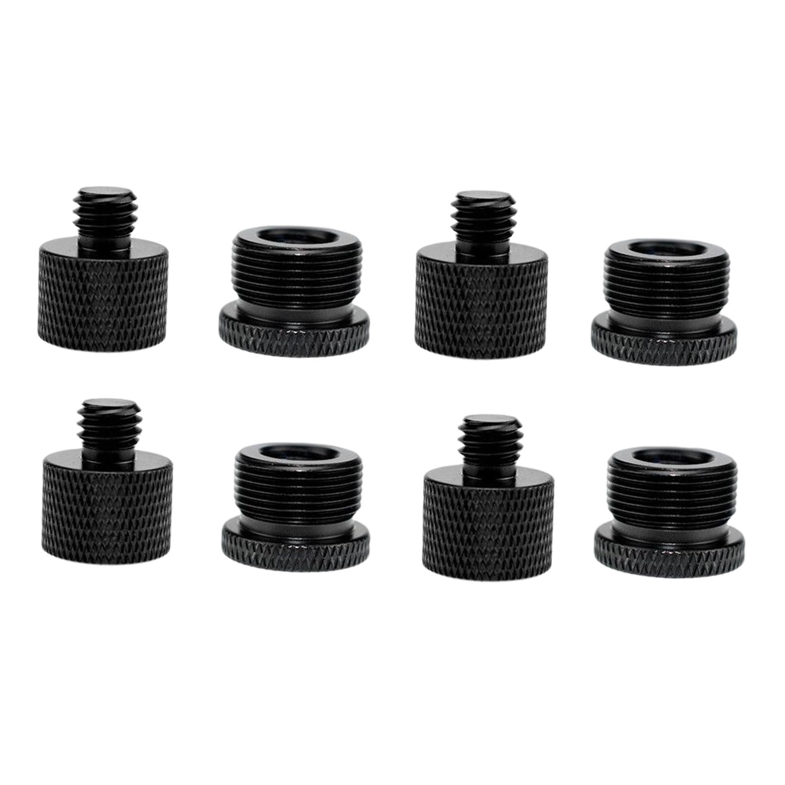 8Pcs Mic Stand Adapter Universal Screw Adapter Thread for Microphone Stand