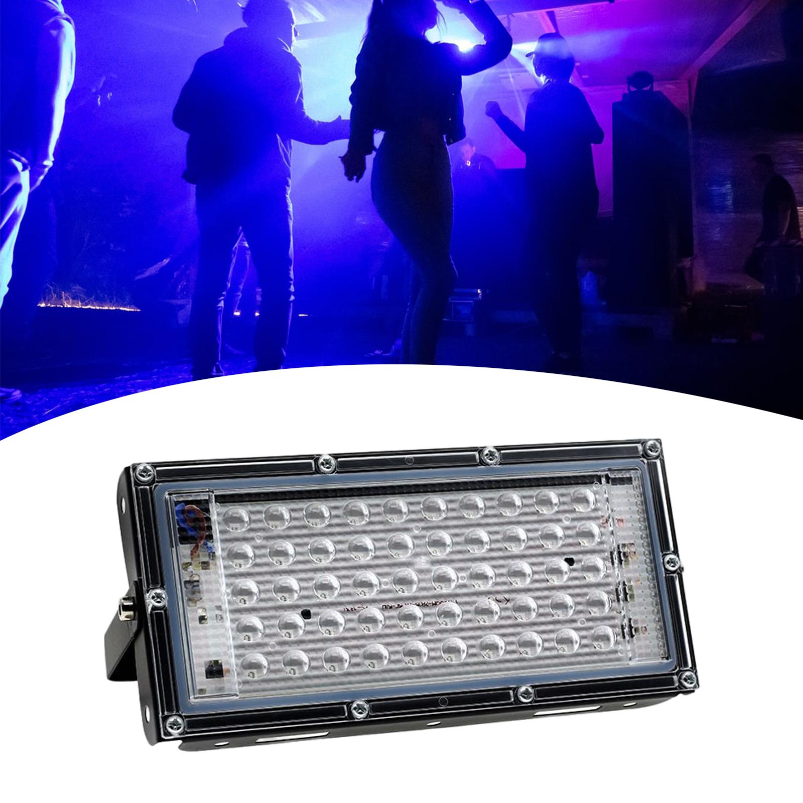 Ultraviolet Flood Effect Light Low Consumption for Art Painting Glow Parties 50W