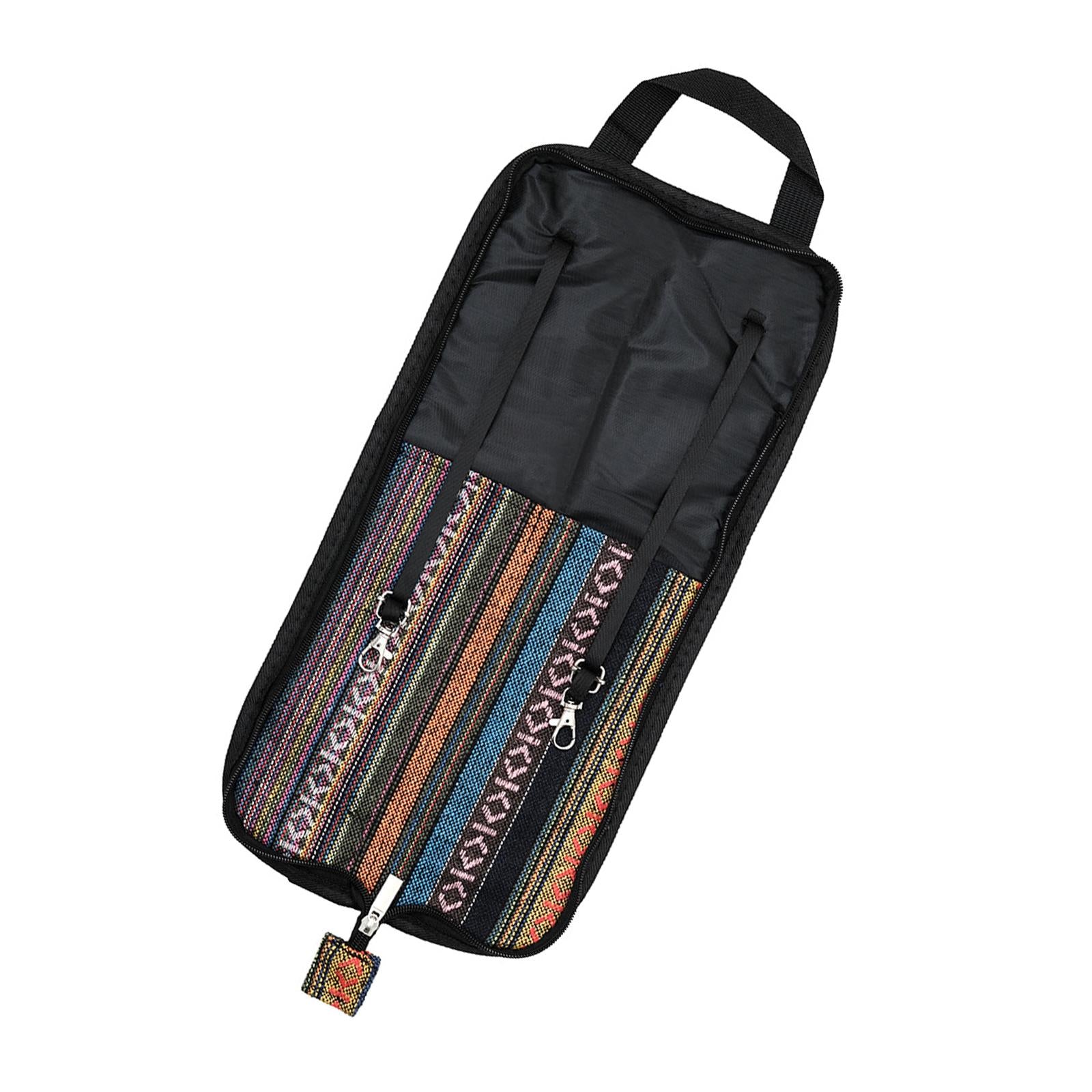 Printed Drumsticks Bag with Floor Tom Hooks Percussion Drum Mallet Bag