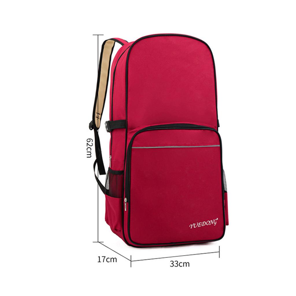 Gourd Silk Bag Multifunction Spacious Accessories for Traveling Musicians Red