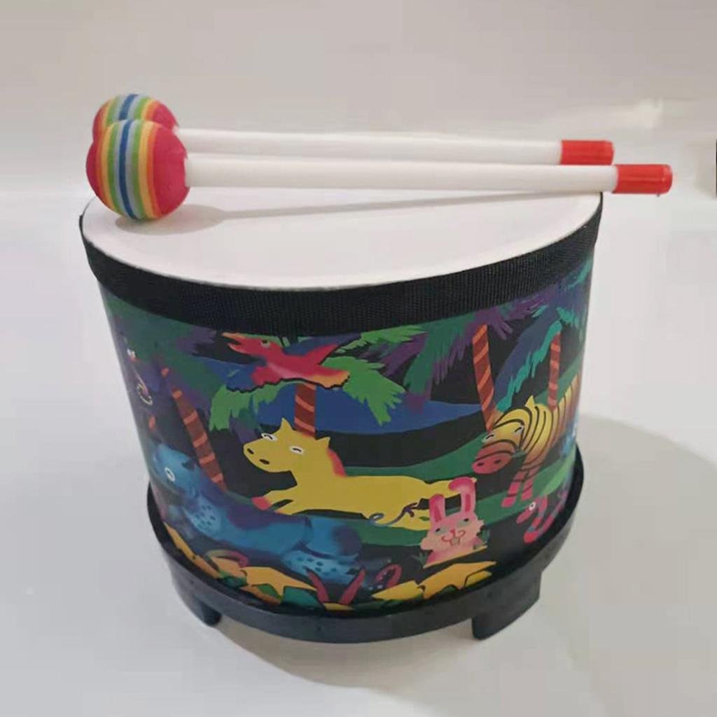 Wooden Floor Drum Preschool Toys Early Education for Toddlers Festival Gift