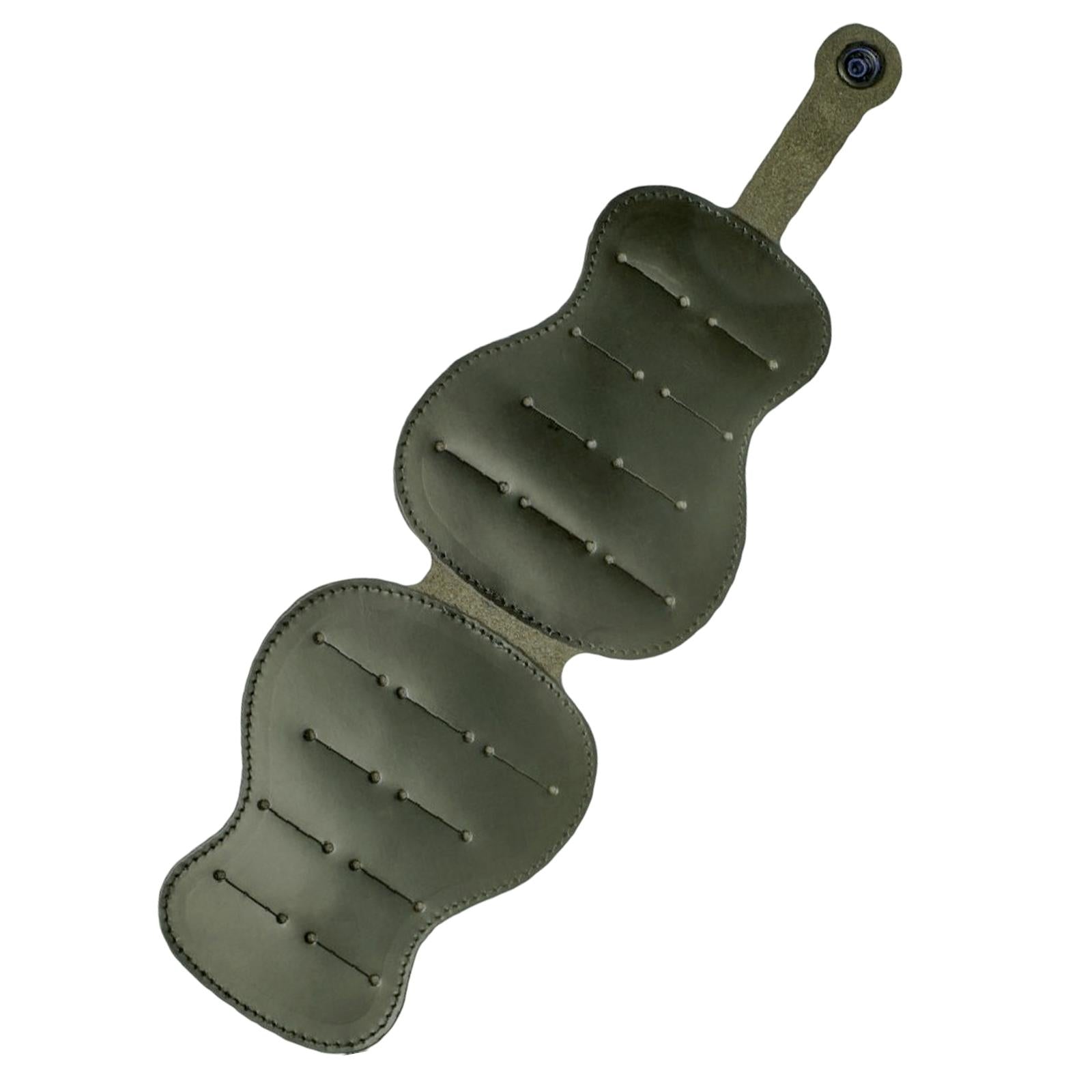 Picks Holder Case Plectrum Holder 18 Slots for Bass Ukulele Acoustic Guitar Green