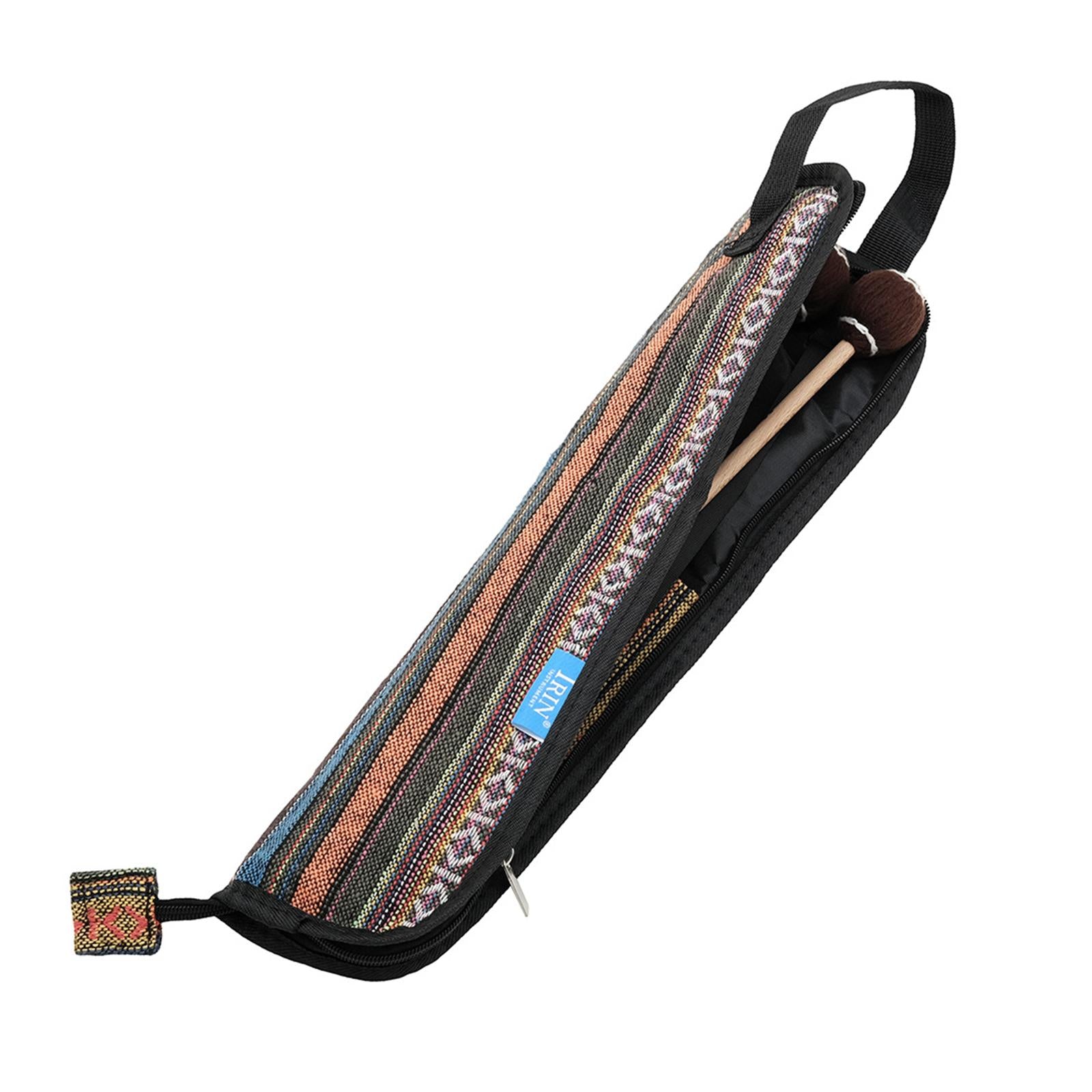 Portable Drum Stick Case Hanging Bag Exotic Style Percussion Drum Sticks Bag