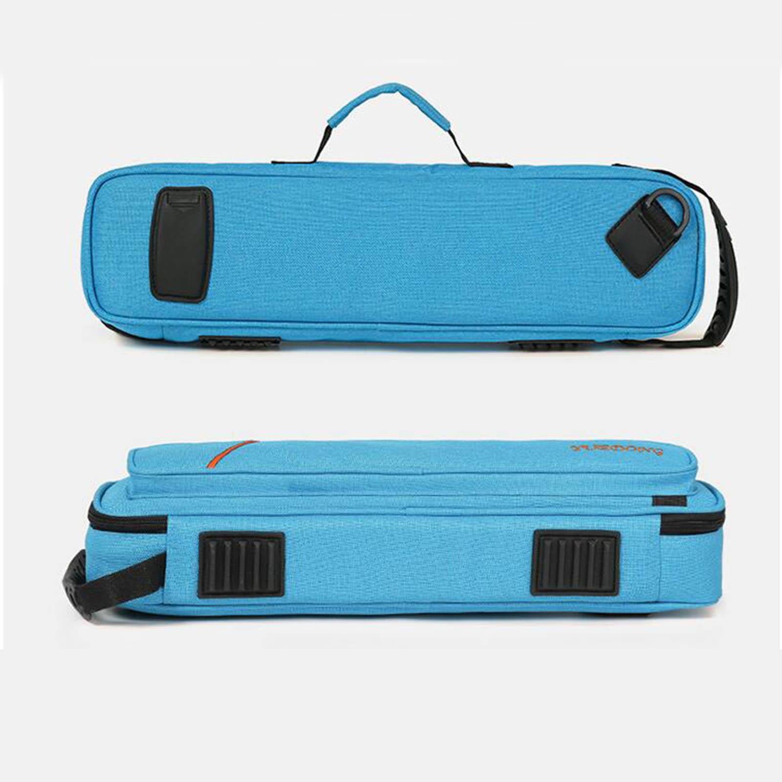 Flute Case Lightweight Flute Accessories Portable Wear Resistant Blue