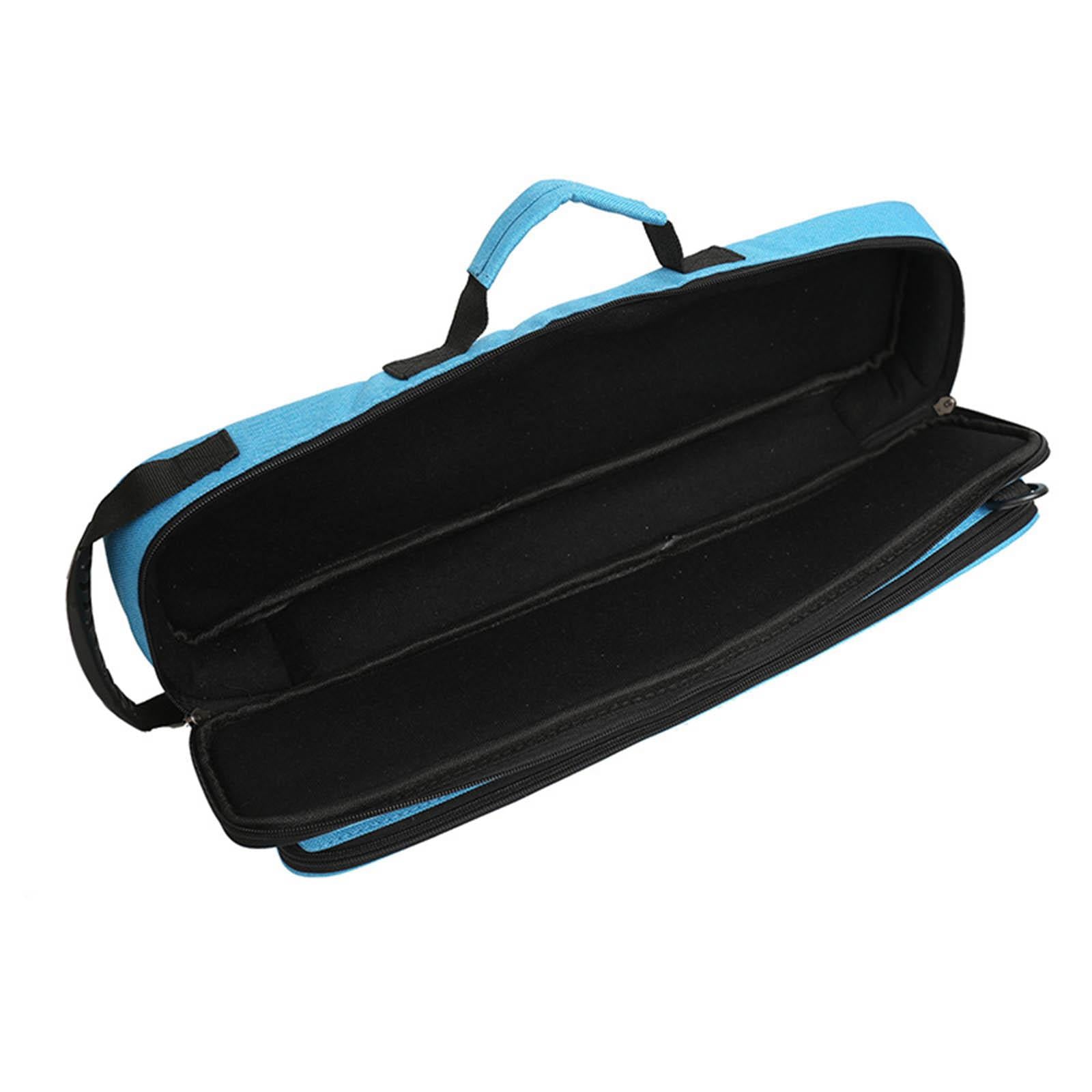 Flute Case Lightweight Flute Accessories Portable Wear Resistant Blue
