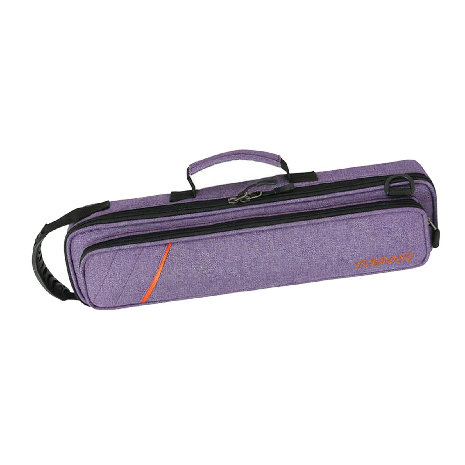 Flute Case Lightweight Flute Accessories Portable Wear Resistant Purple