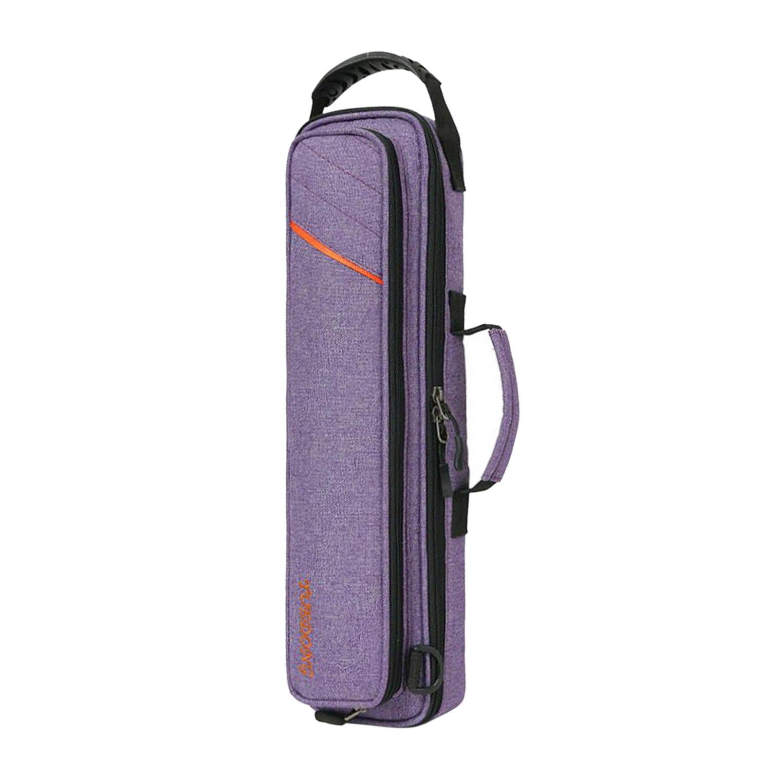 Flute Case Lightweight Flute Accessories Portable Wear Resistant Purple