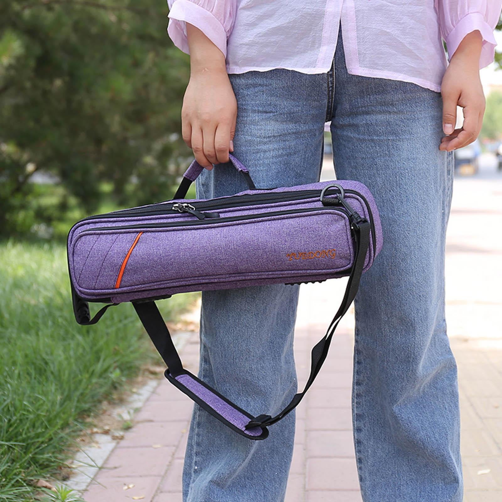 Flute Case Lightweight Flute Accessories Portable Wear Resistant Purple