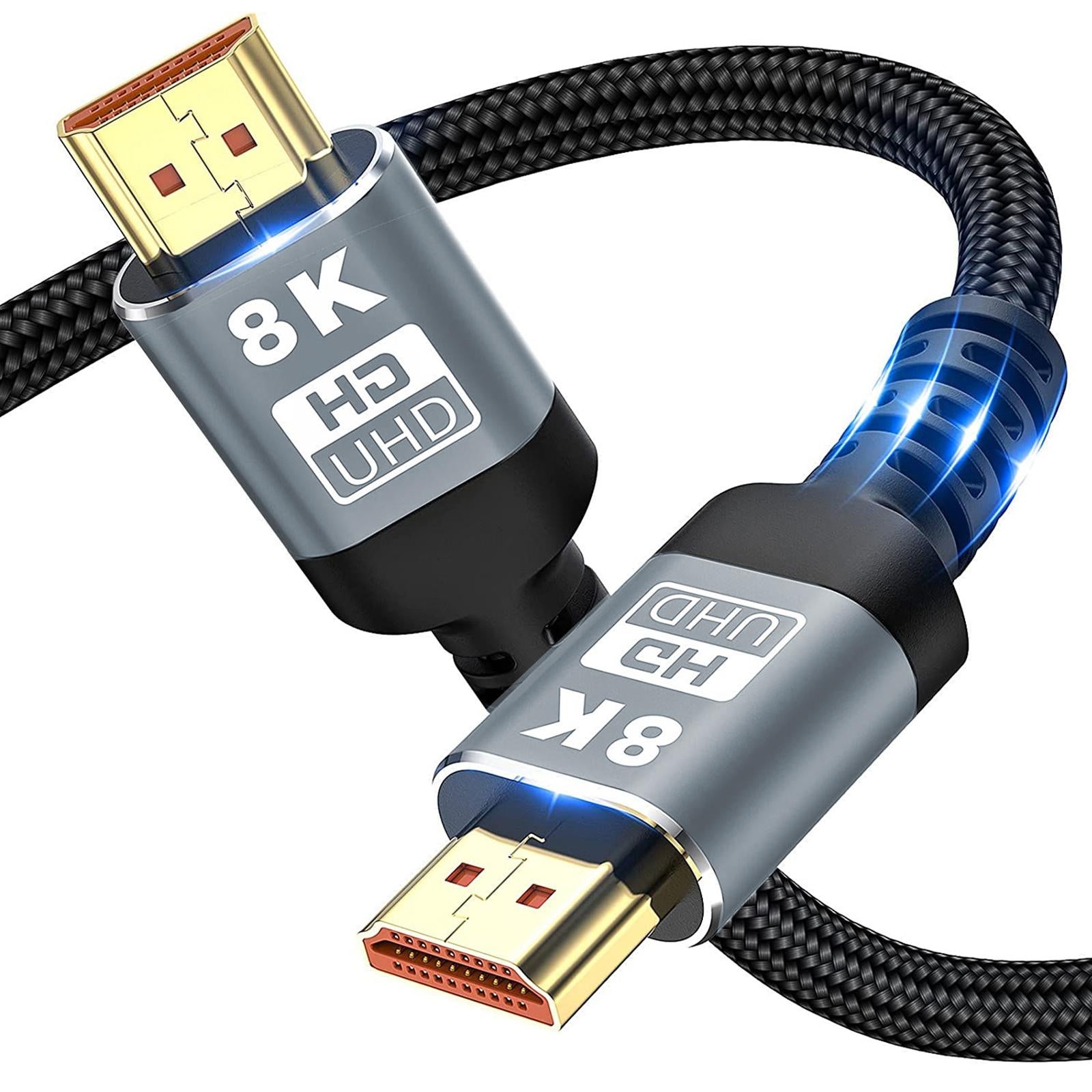 8K HDMI Cable 48Gbps Dynamic HDR High Speed for Projector Monitor 2 Meter