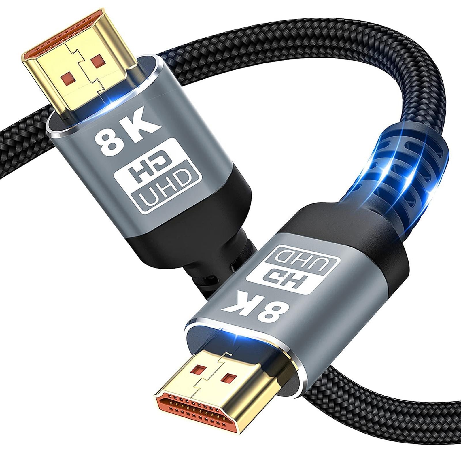 8K HDMI Cable 48Gbps Dynamic HDR High Speed for Projector Monitor 2 Meter