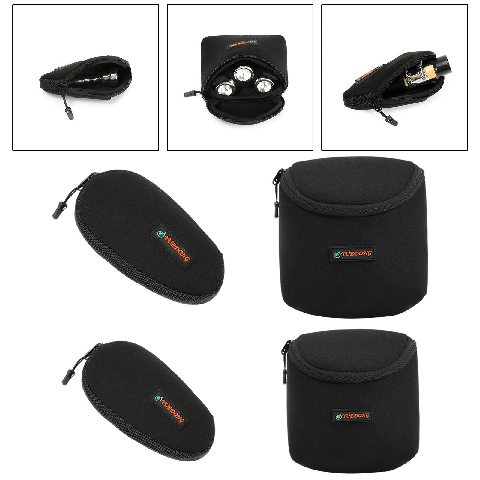 3-Piece Handbag Instrument Accessories Nylon Pouch for Clarinet Mouthpiece 1 trombone pouch