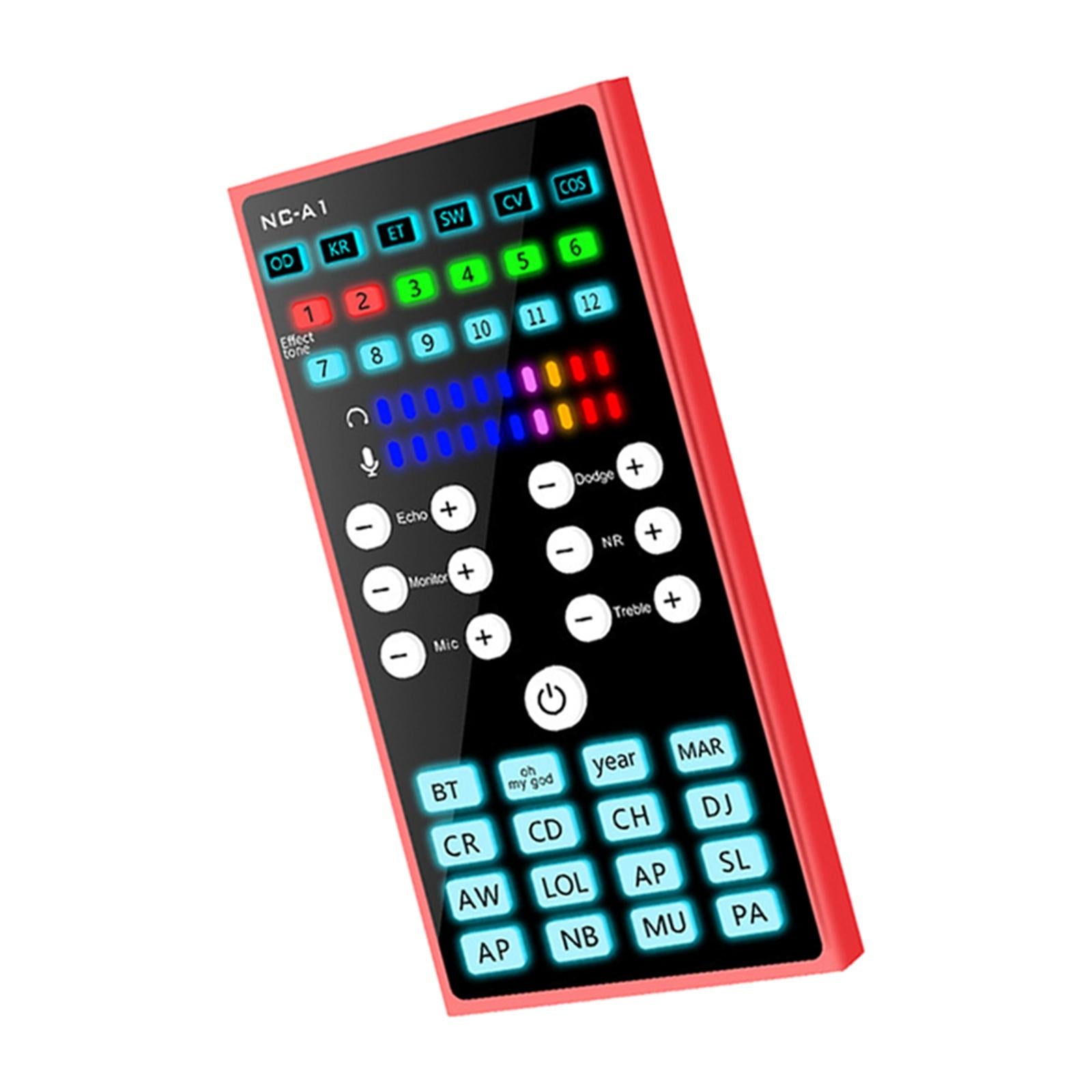 Professional Phone Voice Changer Audio Mixer Bluetooth 5.0 for PC Music KTV