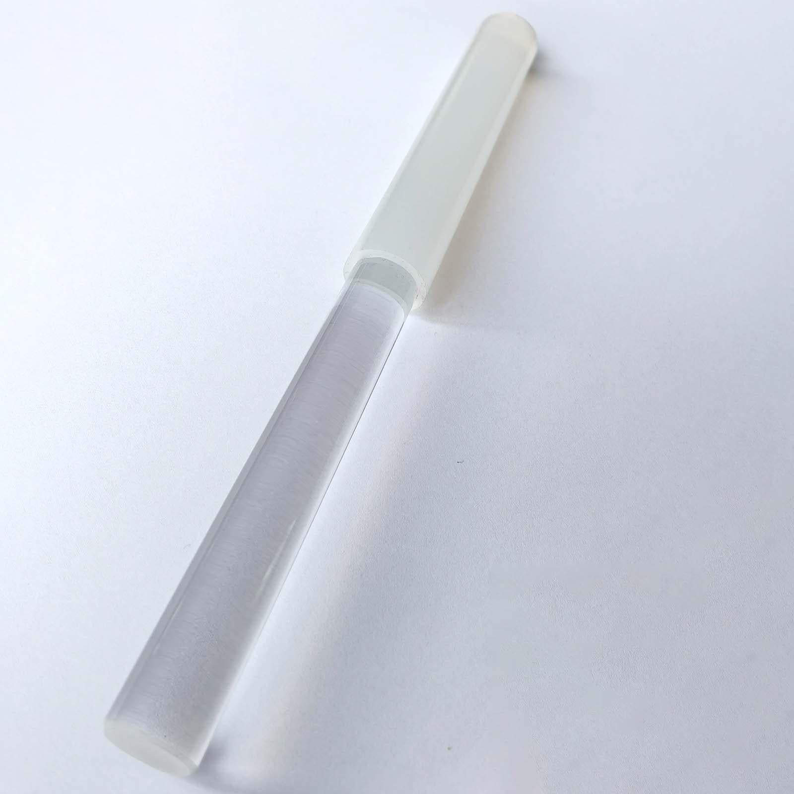 1x Crystal Mallet Handle Clear Waterproof for Singing Bowl Office Outdoor
