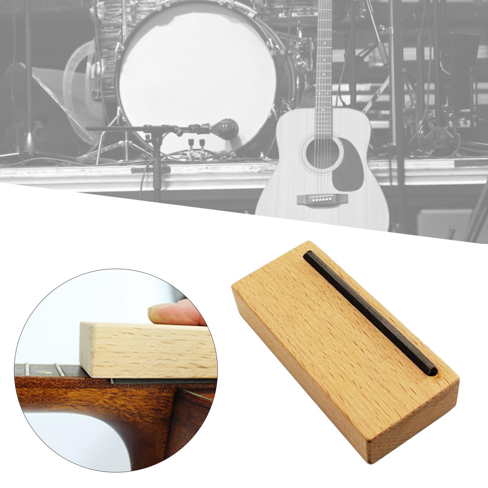 Guitar Fret Sanding Block Crowning File Multifunction for Luthier Accessory Bevel