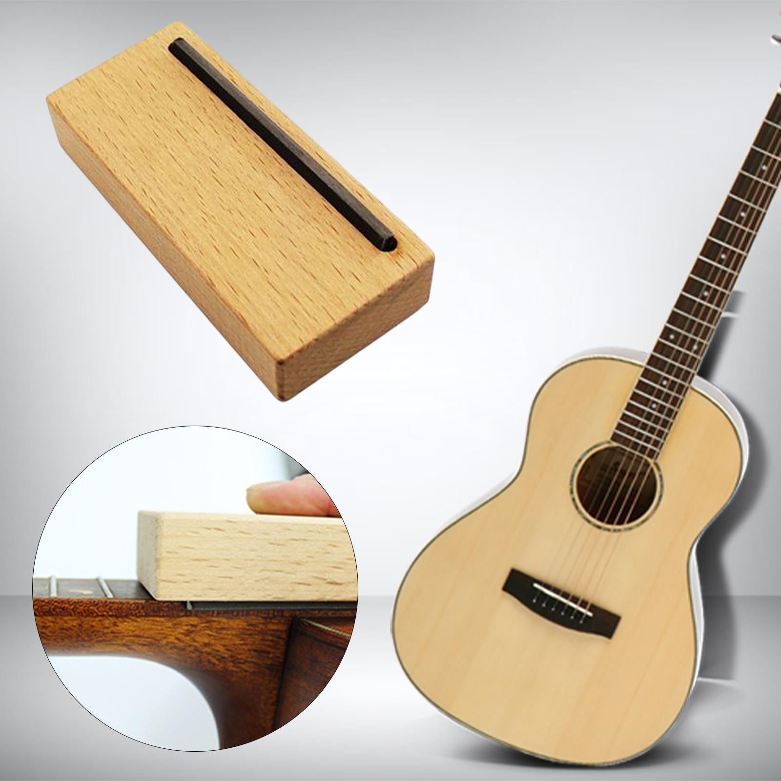 Guitar Fret Sanding Block Crowning File Multifunction for Luthier Accessory Bevel