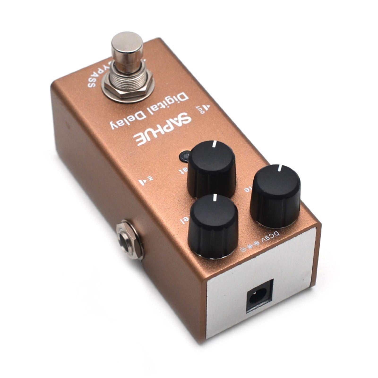 Guitar Pedal Accessories Compact Parts 9V DC Mini for Electric Guitar Bass for Digital Delay