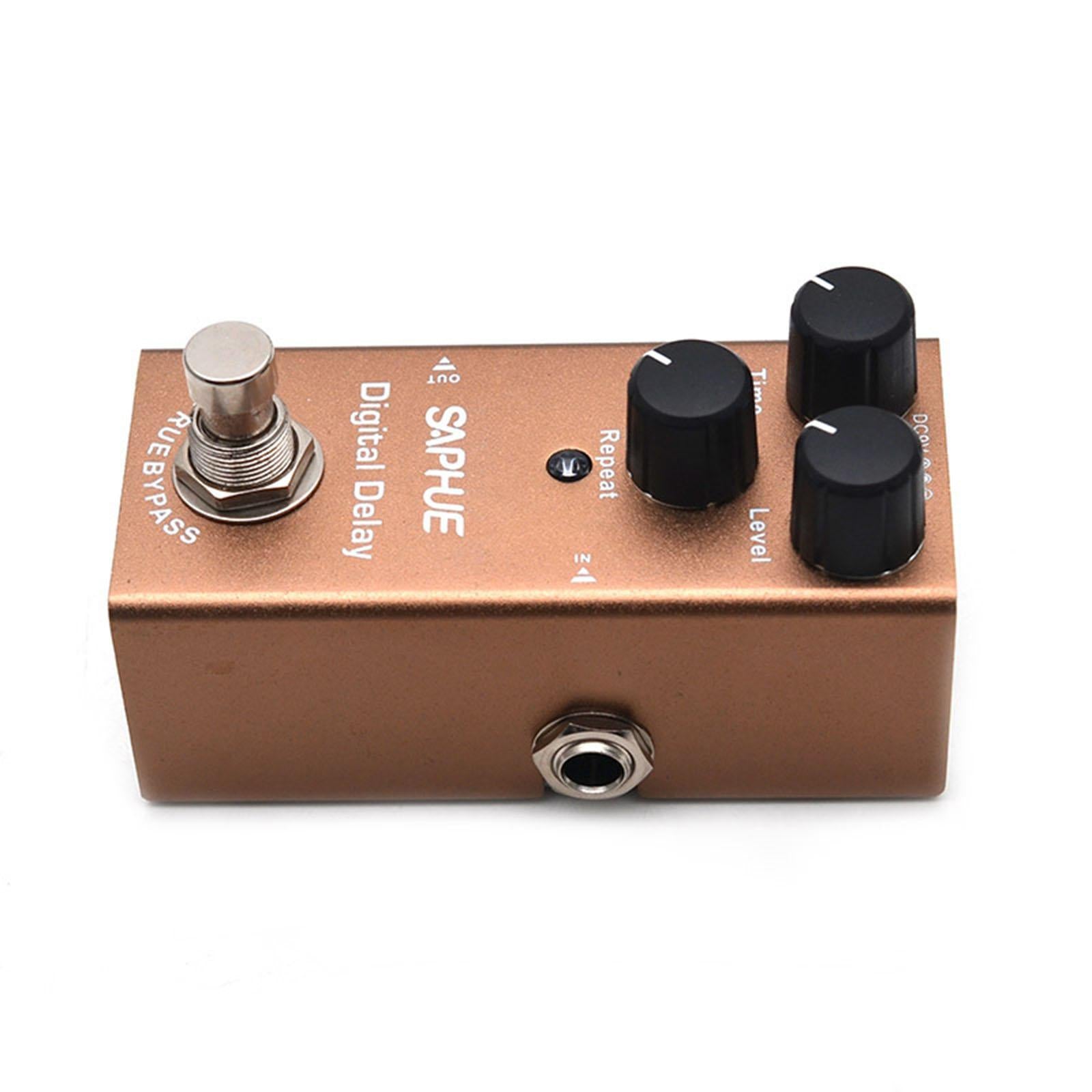 Guitar Pedal Accessories Compact Parts 9V DC Mini for Electric Guitar Bass for Digital Delay