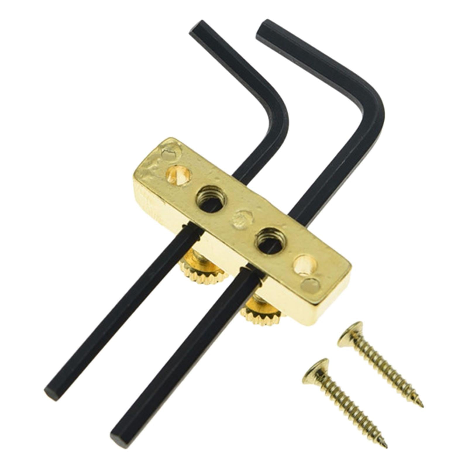 Allen Key Wrench Holder 2.5mm 3mm Wrench for Tremolo Guitar Hand Tools Gold