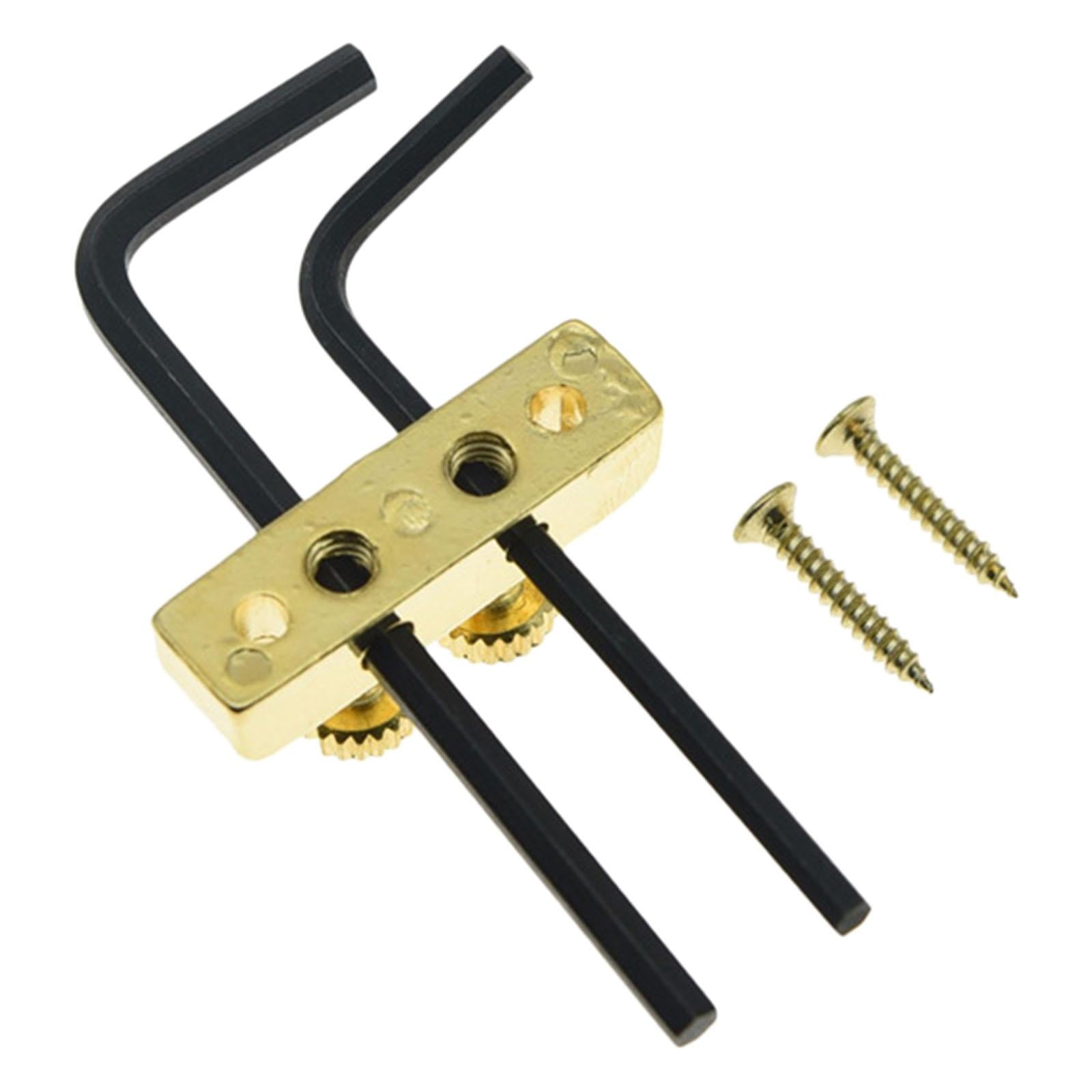 Allen Key Wrench Holder 2.5mm 3mm Wrench for Tremolo Guitar Hand Tools Gold