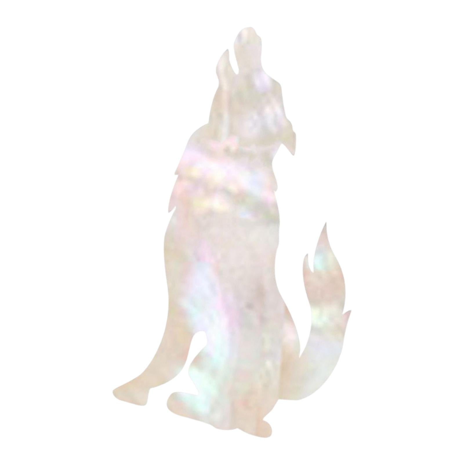 Guitar Stickers Fret Markers DIY Decoration Markers Gifts Snow Wolf