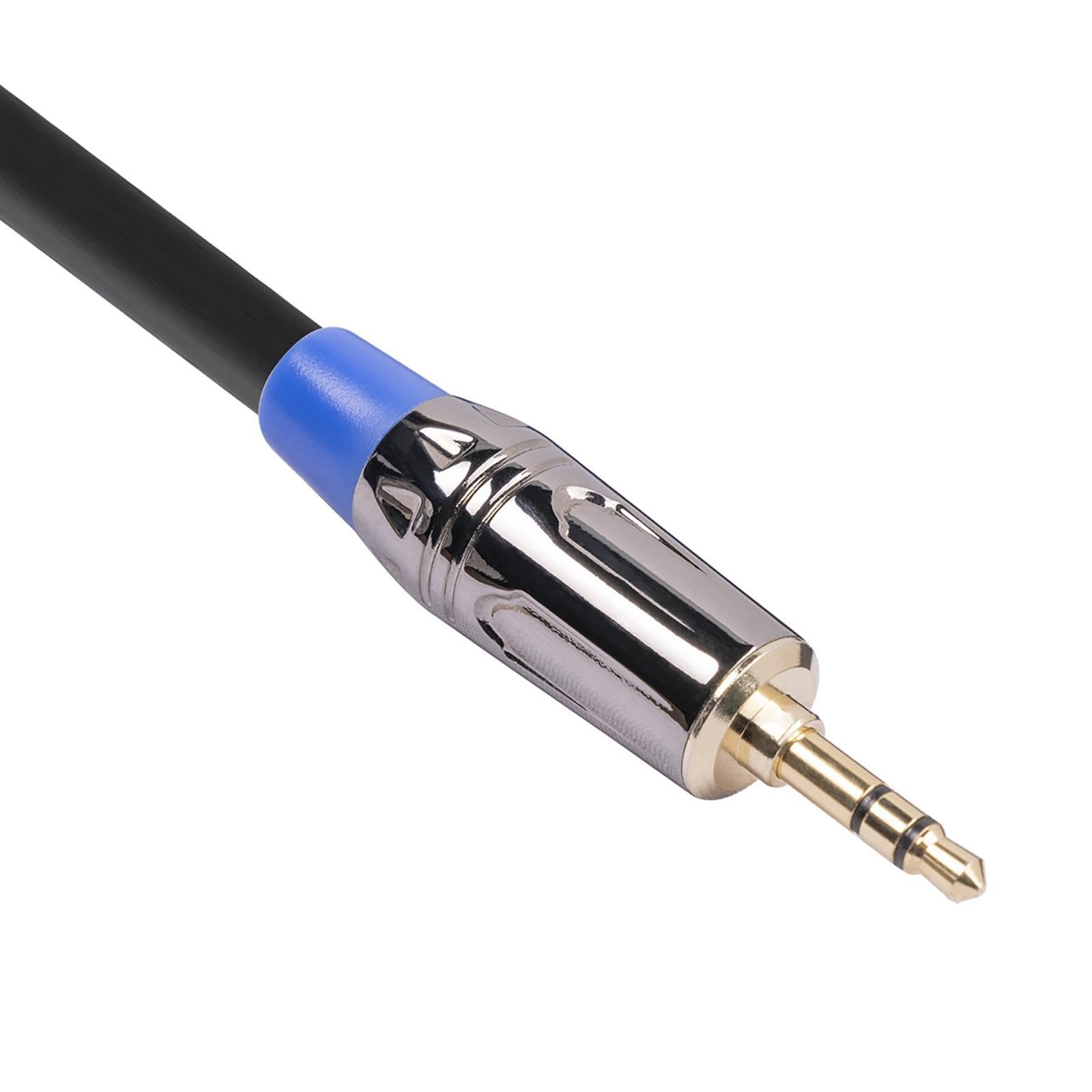 1/8 in (3.5mm) To Dual XLR Female Stereo Y Splitter Patch Microphone Cable