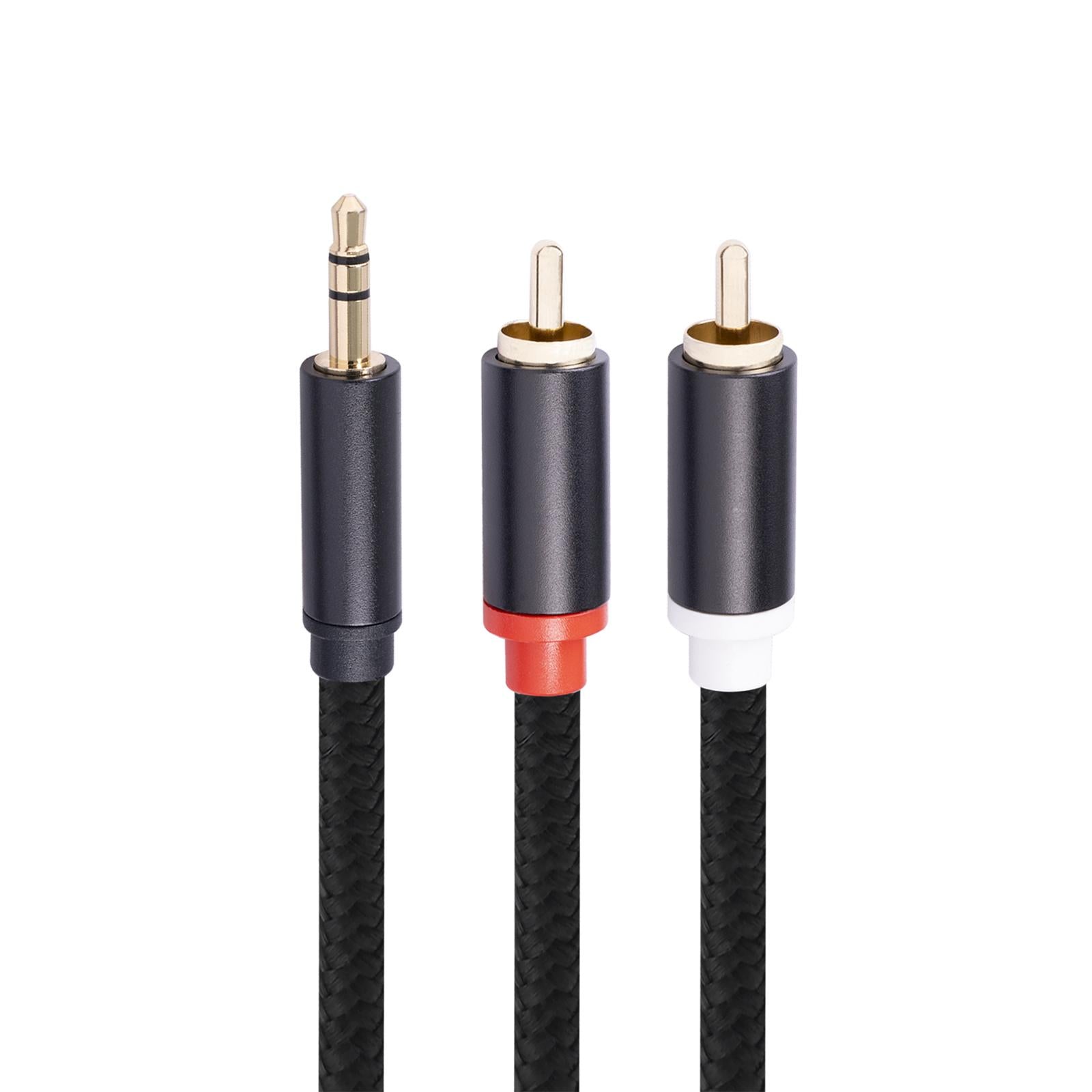 RCA to 3.5mm for Theater Amplifier Auxiliary Cable Headphone RCA to AUX 1.8M