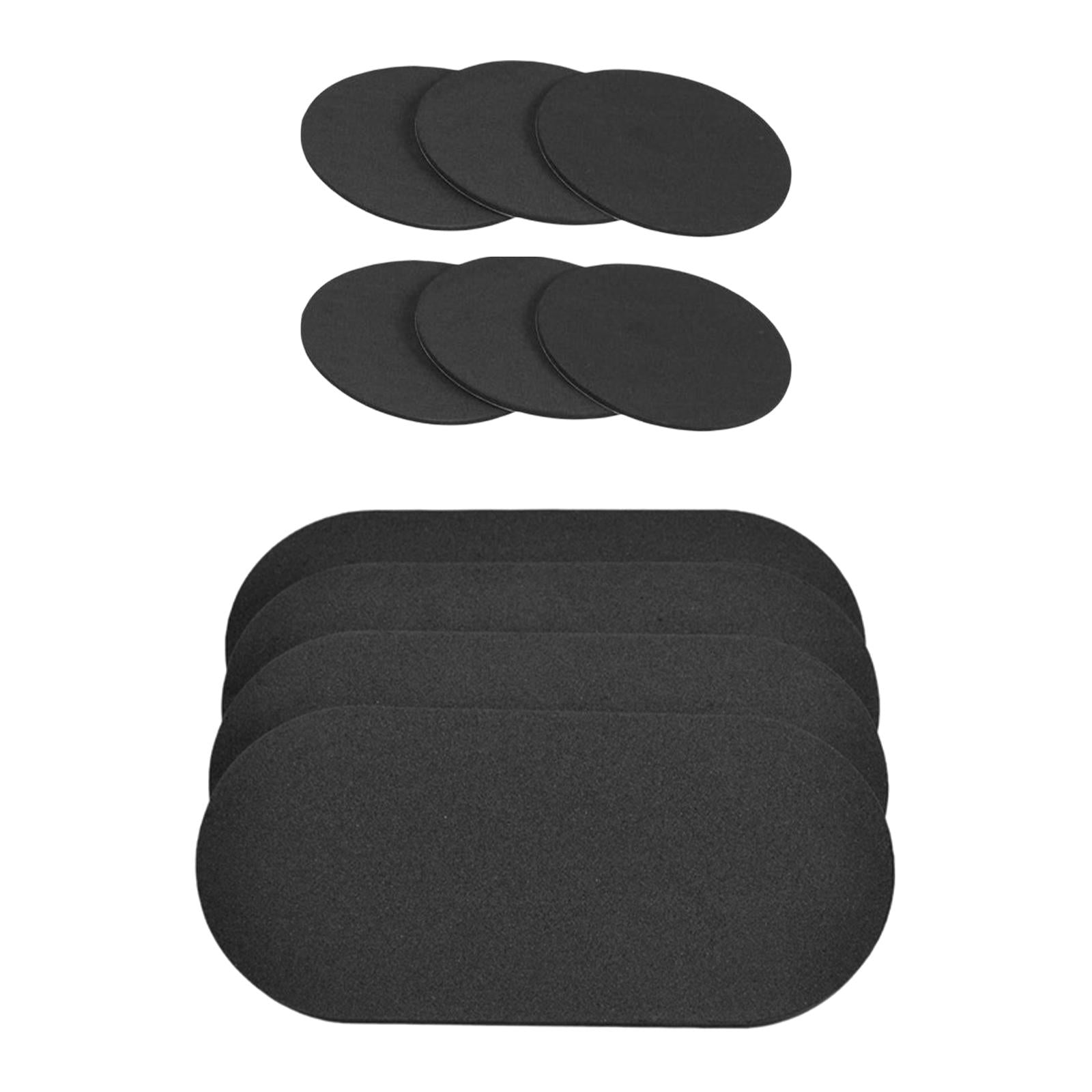 10 Pieces Bass Drum Patch Drumheads Protector Practice Drum Pads for Drum