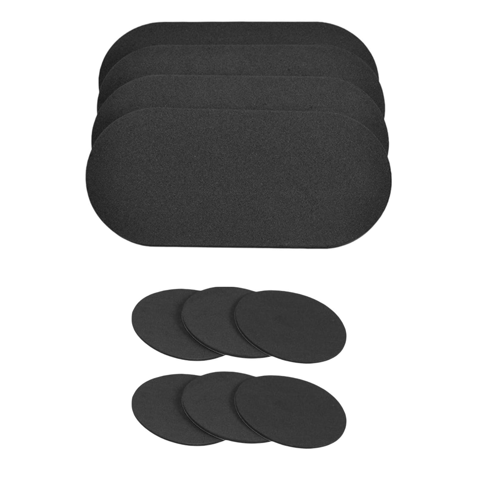 10 Pieces Bass Drum Patch Drumheads Protector Practice Drum Pads for Drum