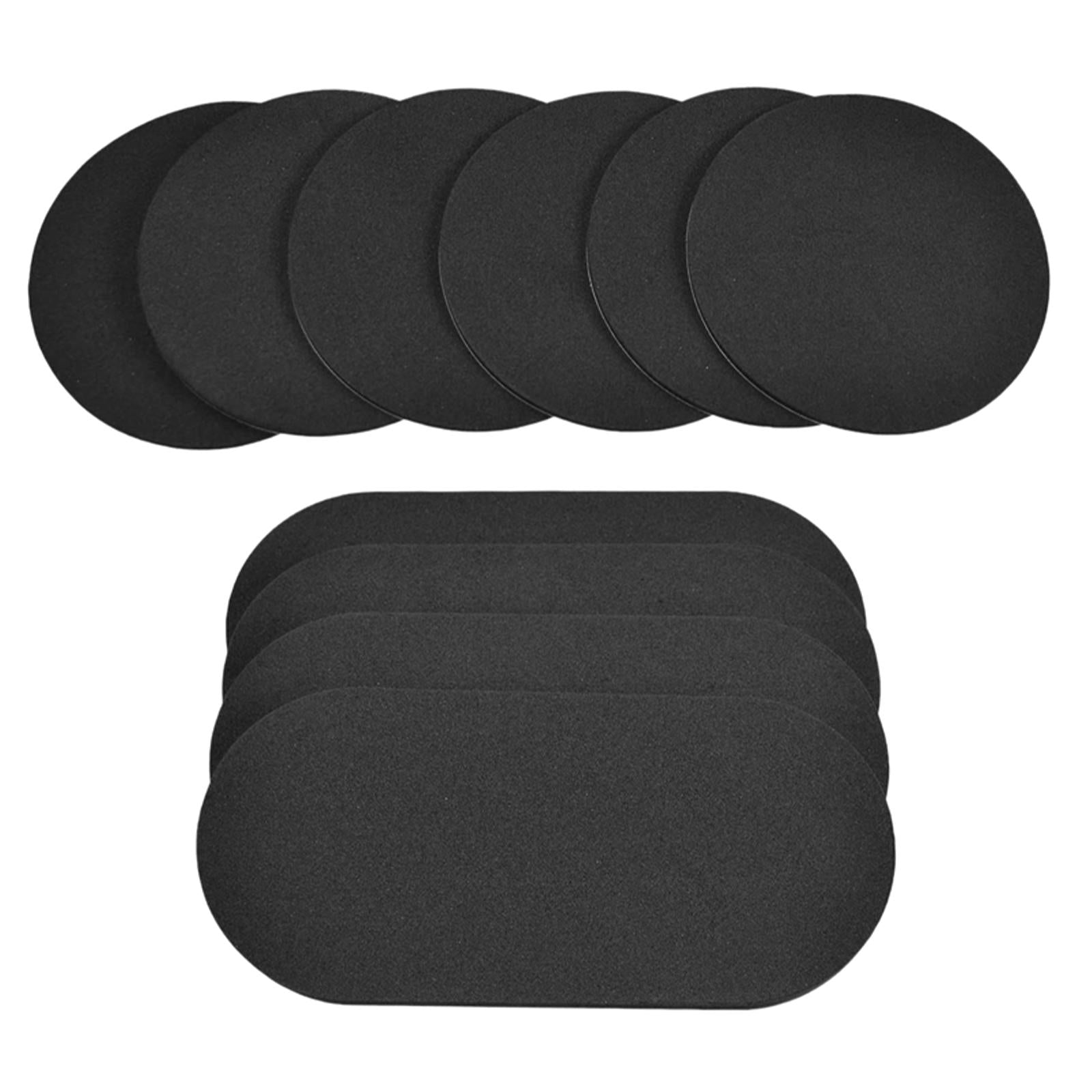 10 Pieces Bass Drum Patch Drumheads Protector Practice Drum Pads for Drum