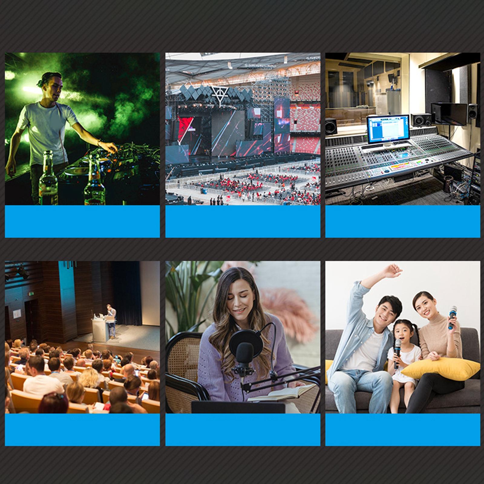 Audio Mixer Premium Input Output MP3 Professional for Show Recording US