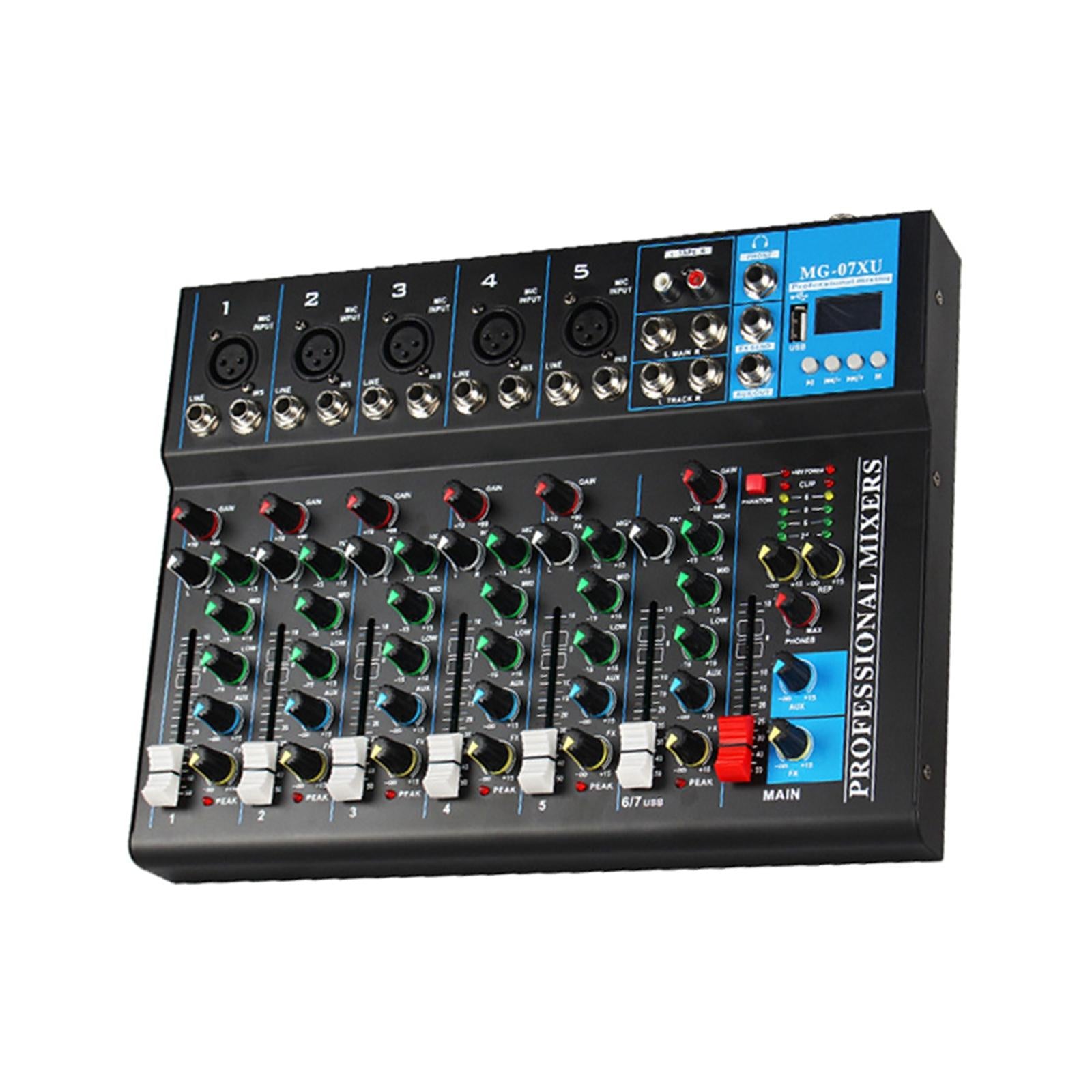 Audio Mixer Premium Input Output MP3 Professional for Show Recording US