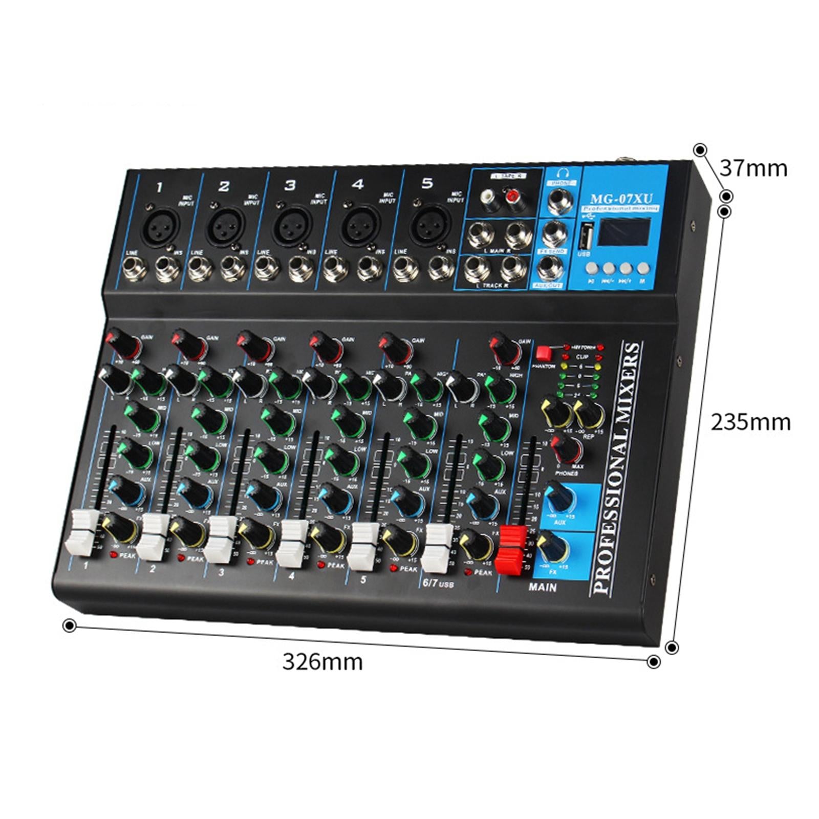 Audio Mixer Platform Bluetooth Digital MP3 Portable for Show Broadcast EU