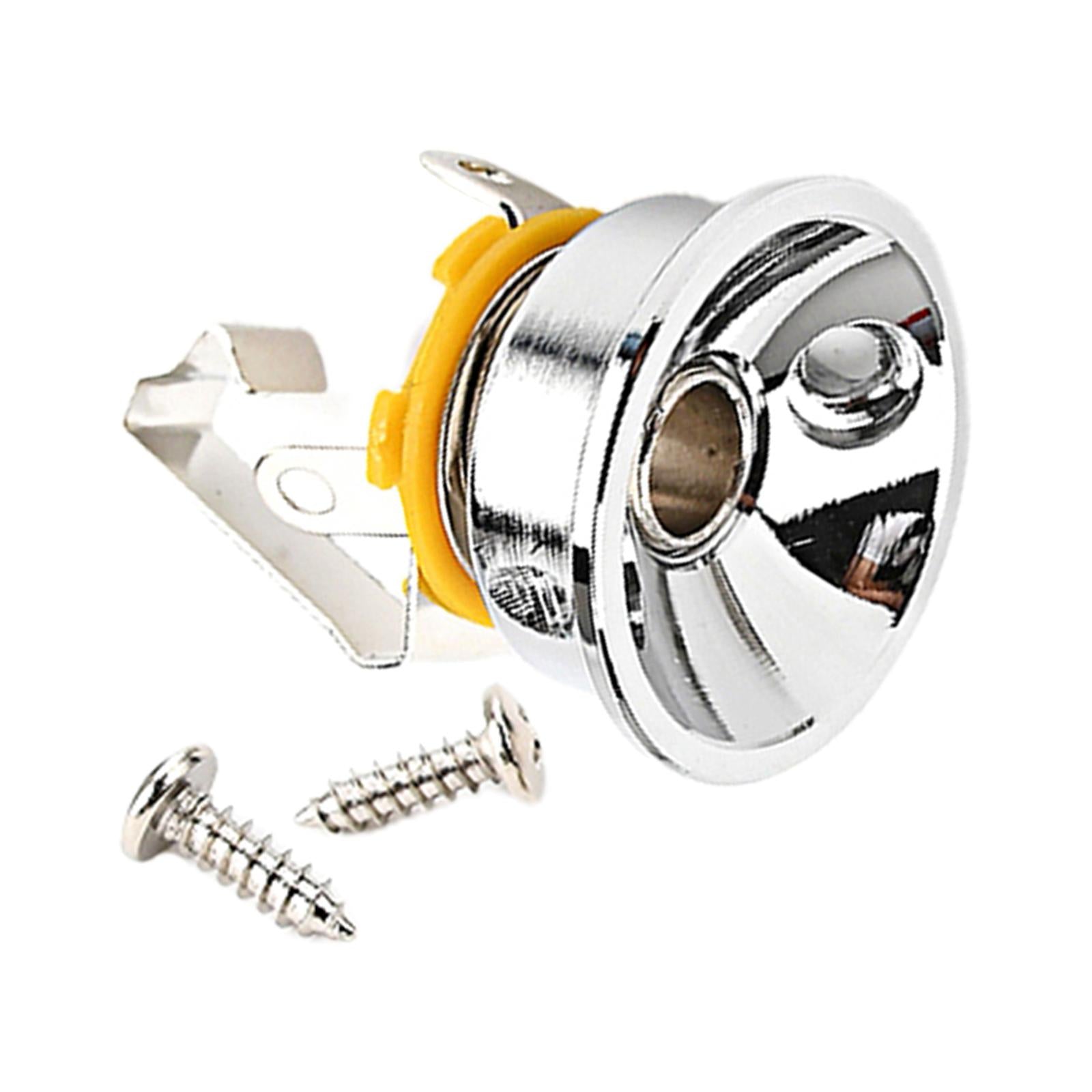 1/4 inch Stereo Input Jack Plug Socket Output for Electric Guitar Accessory