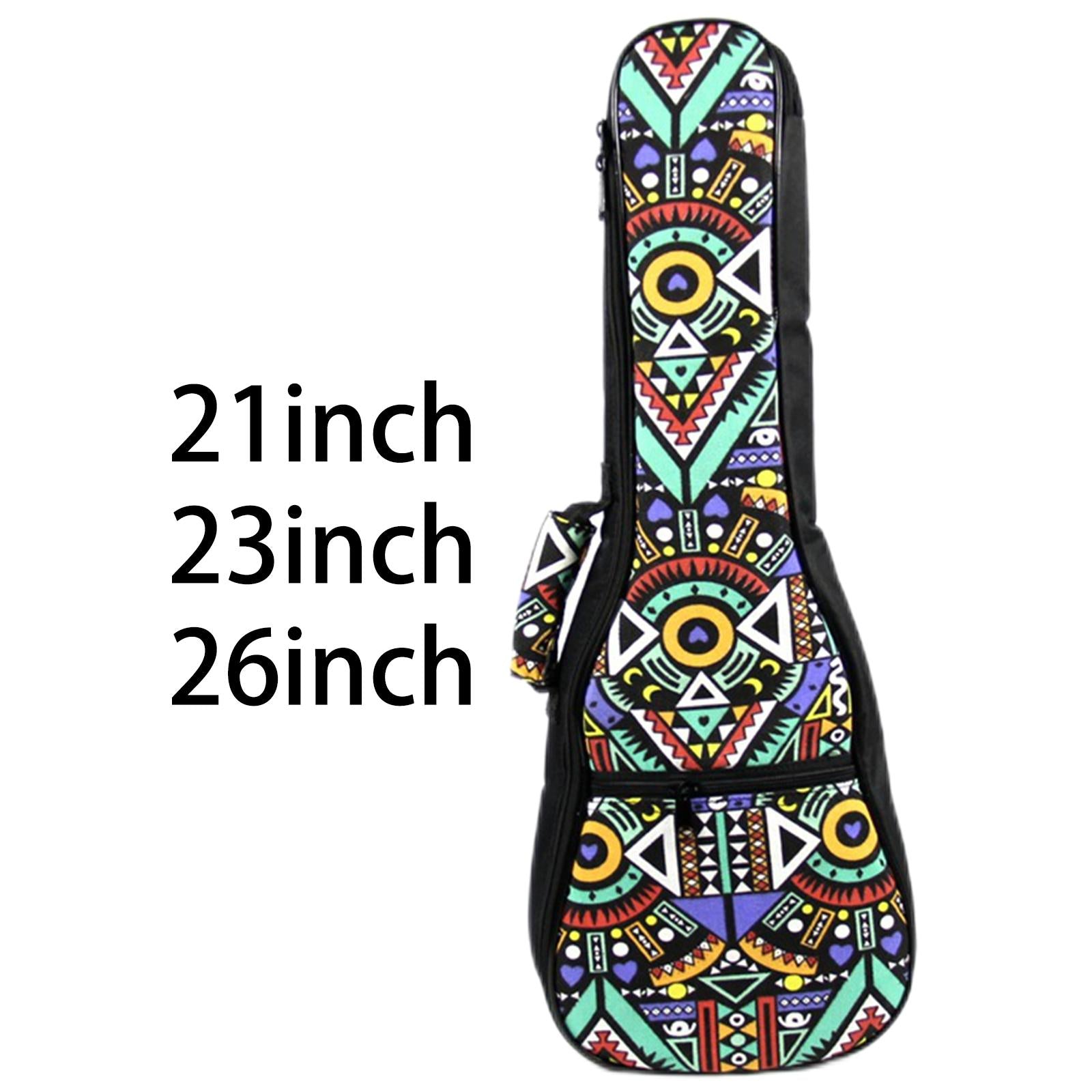 Ukulele Case Bag Thick Dustproof Shockproof with Handle for Concert 21 inch