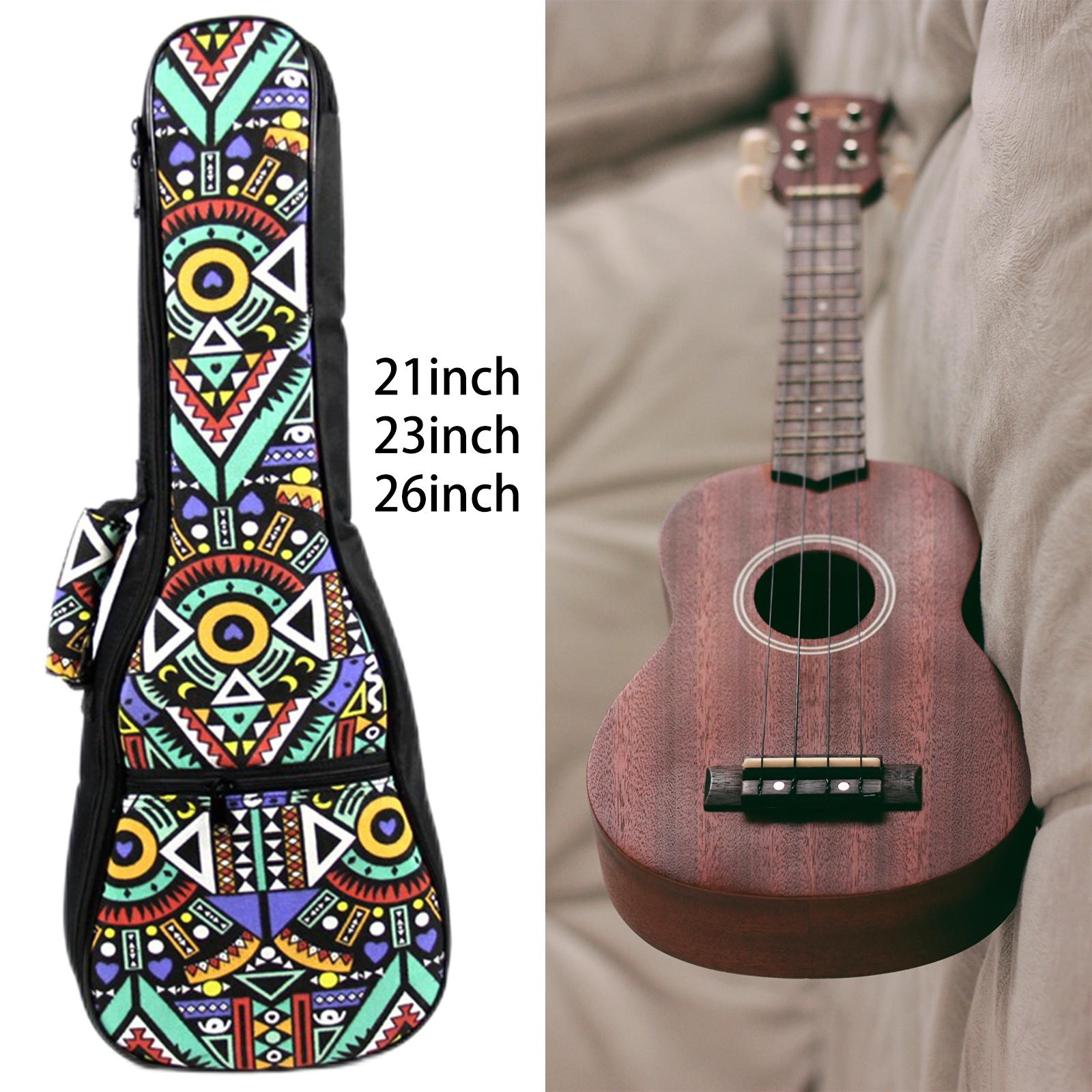 Ukulele Case Bag Thick Dustproof Shockproof with Handle for Concert 21 inch