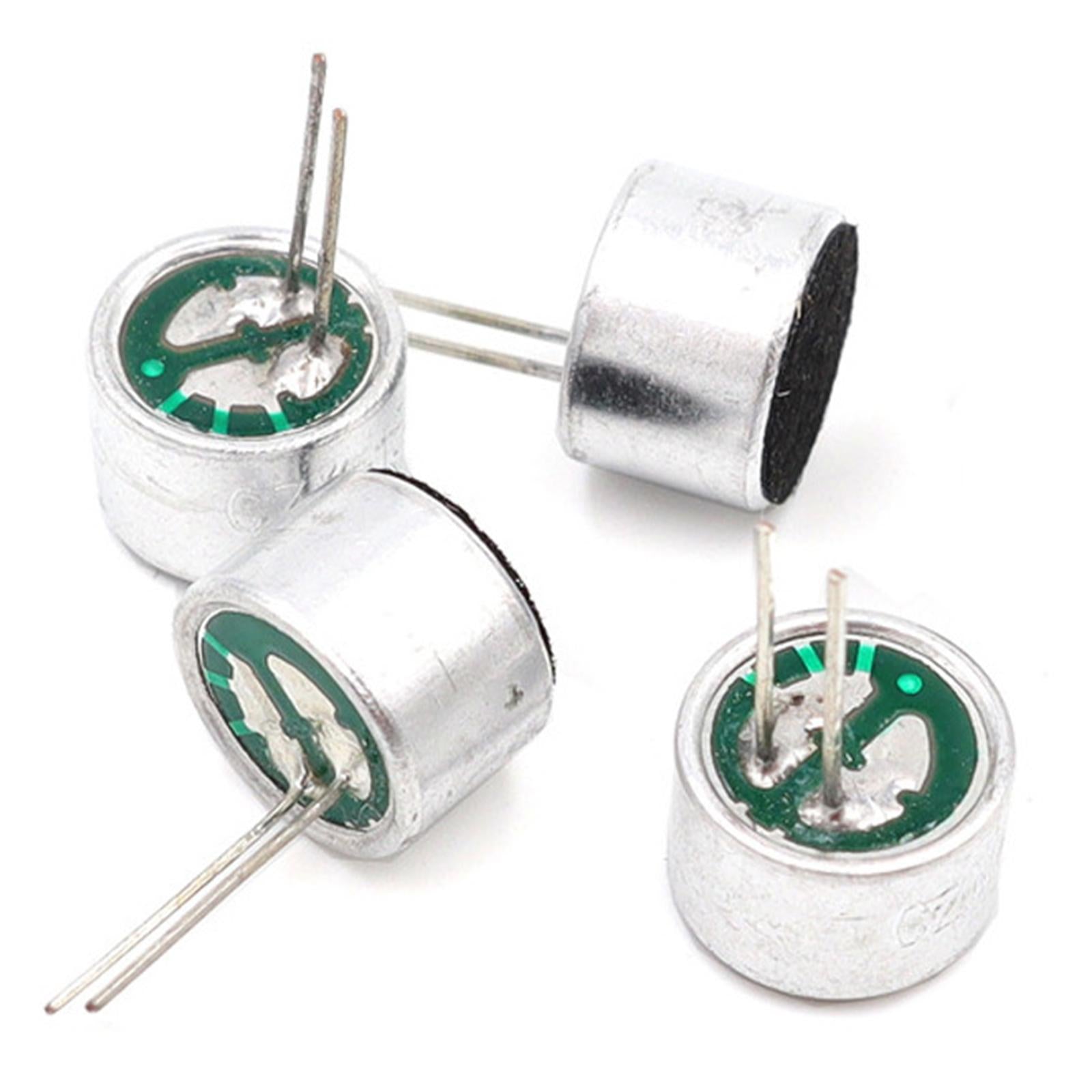 Aluminum Electret Microphone Mini Electret Microphone Condenser Pickup