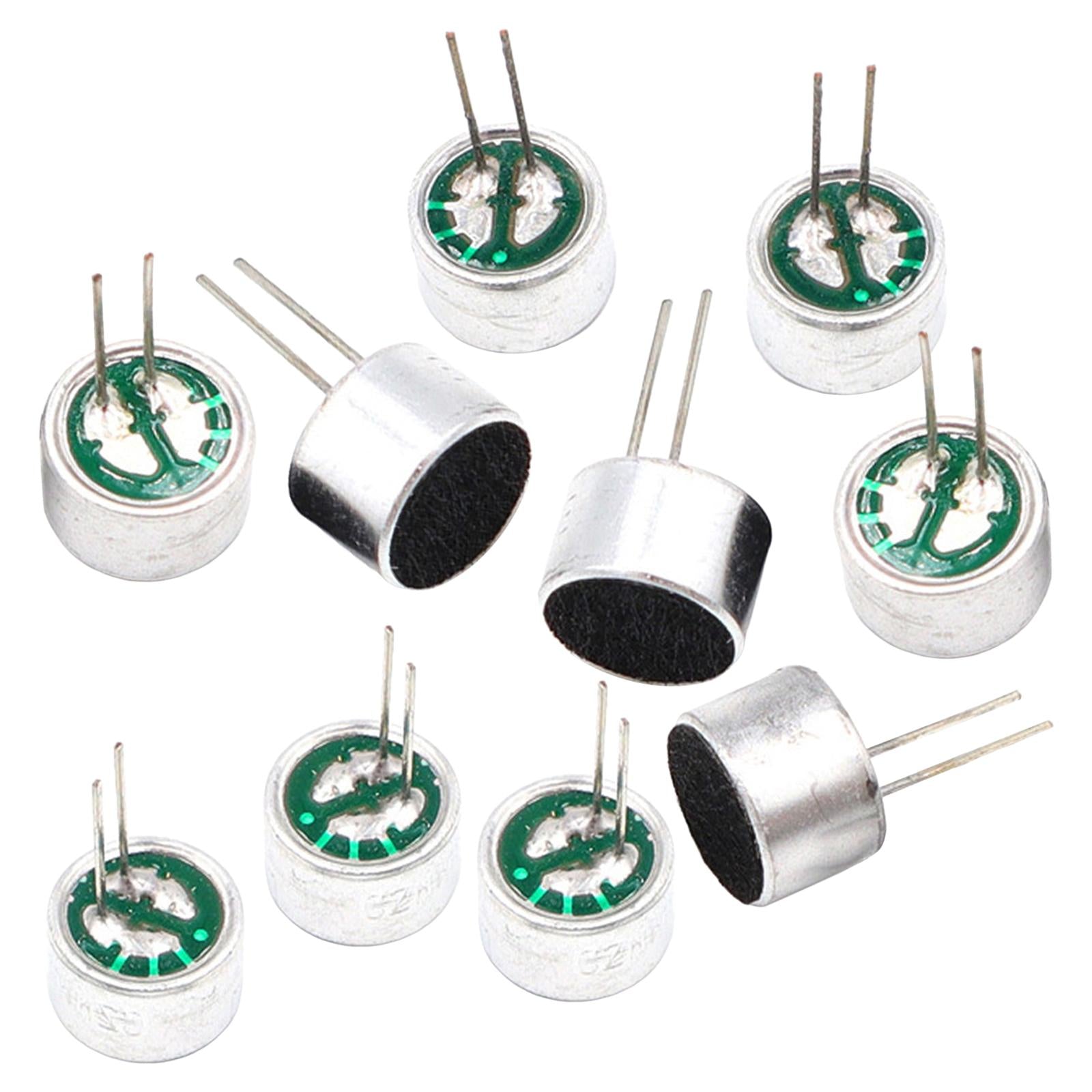 Aluminum Electret Microphone Mini Electret Microphone Condenser Pickup