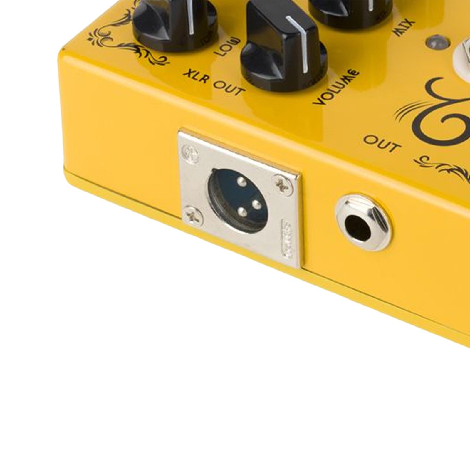 Compact Guitar Bass Pedal 1/4 Connect Mini Analog Guitar Pedal True Bypass"