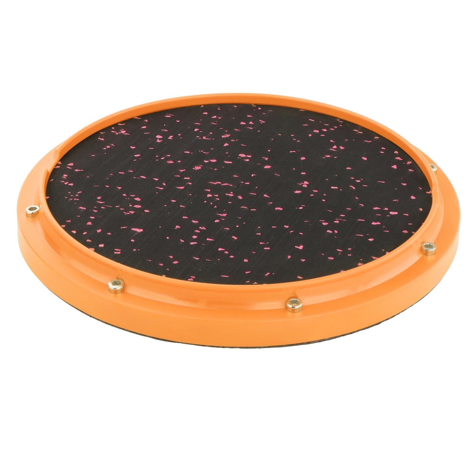 Dumb Drum Silent Drum for Drumming Practise Silent Stroke Drumhead yellow