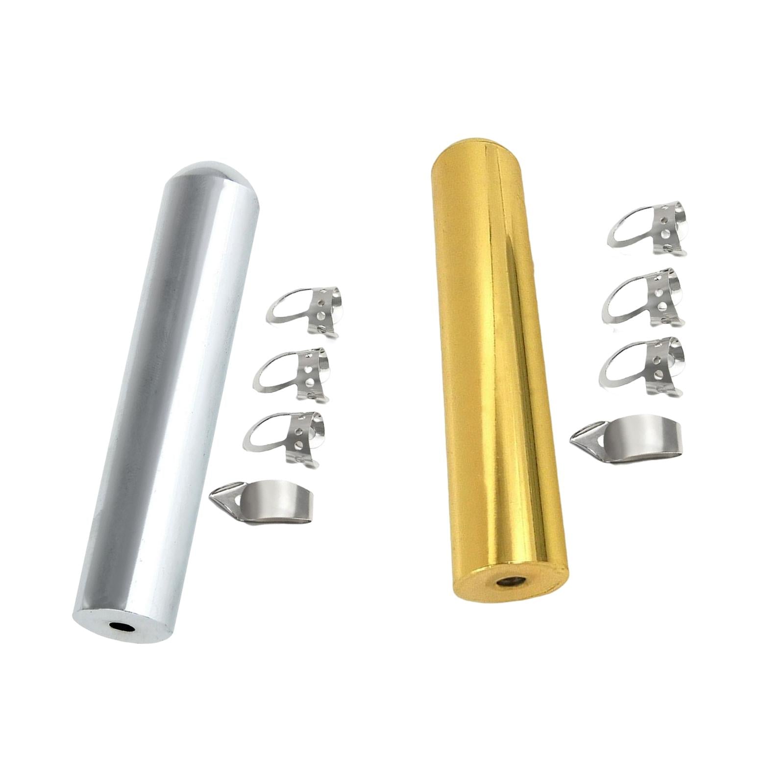 Guitar Lap Slide Accessories Metal for Acoustic Classical Electric Guitar silver