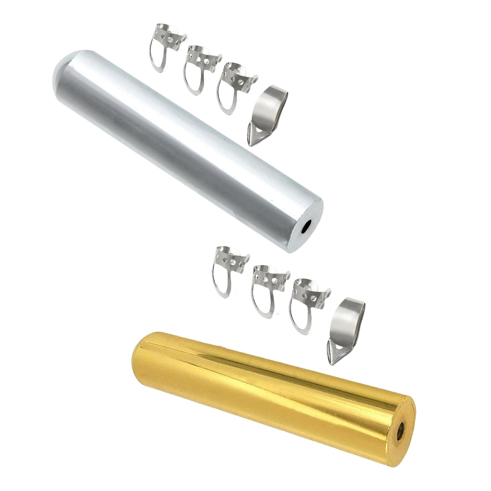 Guitar Lap Slide Accessories Metal for Acoustic Classical Electric Guitar silver