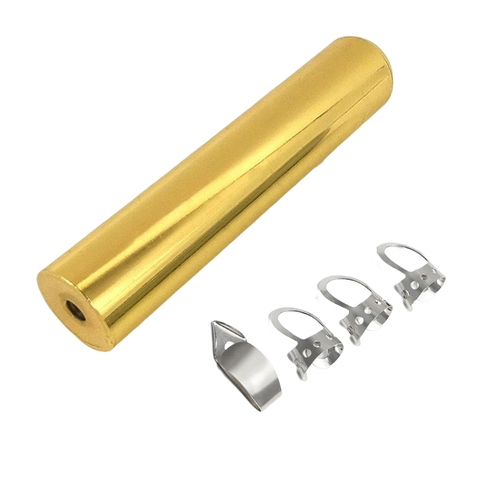 Guitar Lap Slide Accessories Metal for Acoustic Classical Electric Guitar gold