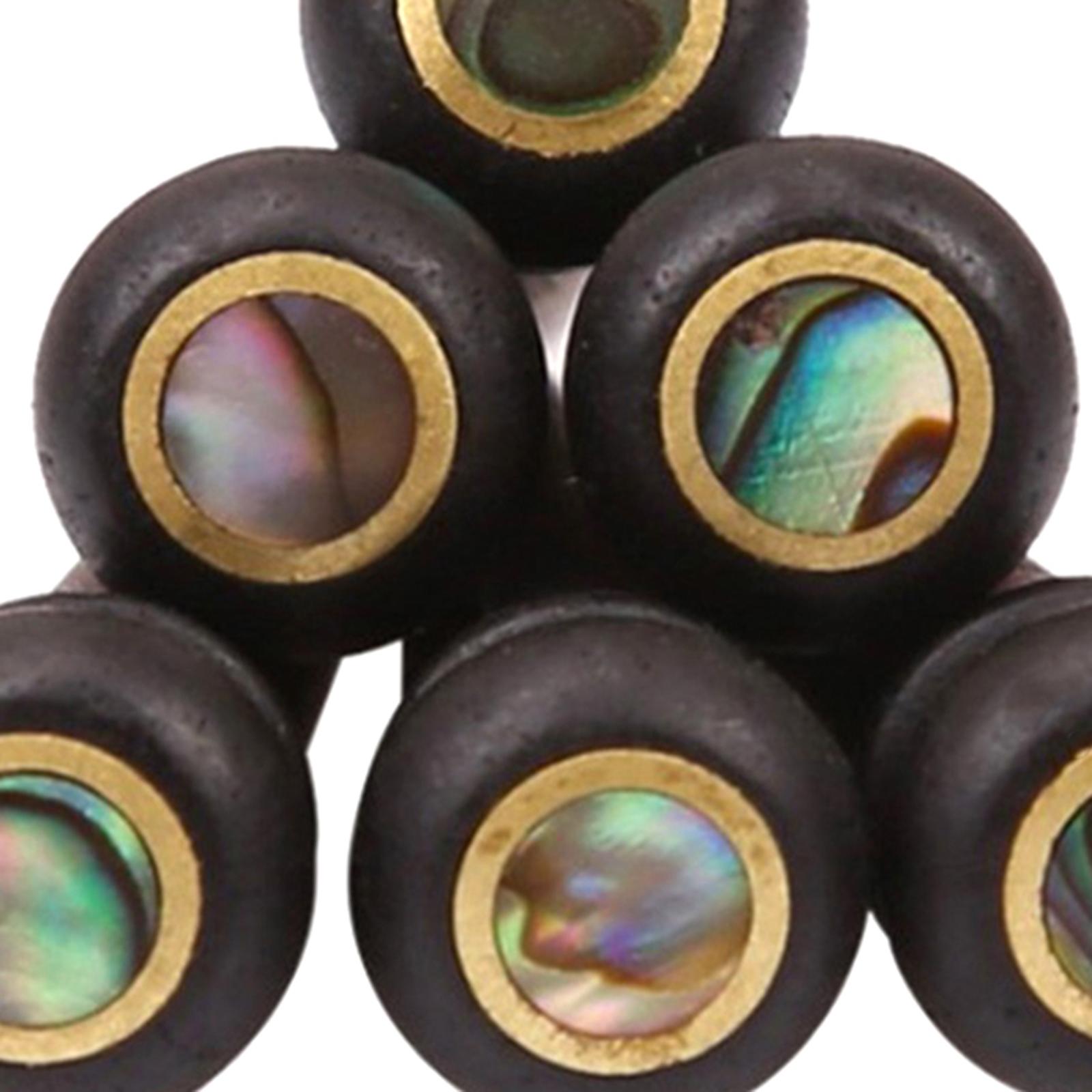 6x Guitar Bridge Pins with Pins Puller for Acoustic Guitar Replacement