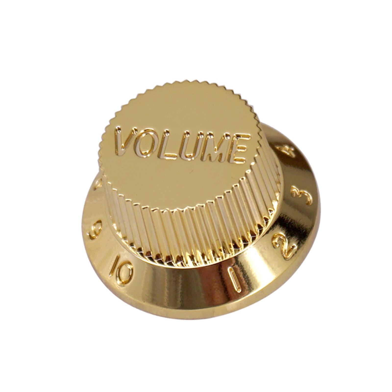Timbre and Volume Speed Control Knobs for SQ Guitar 2pcs T 1pcs V Gold