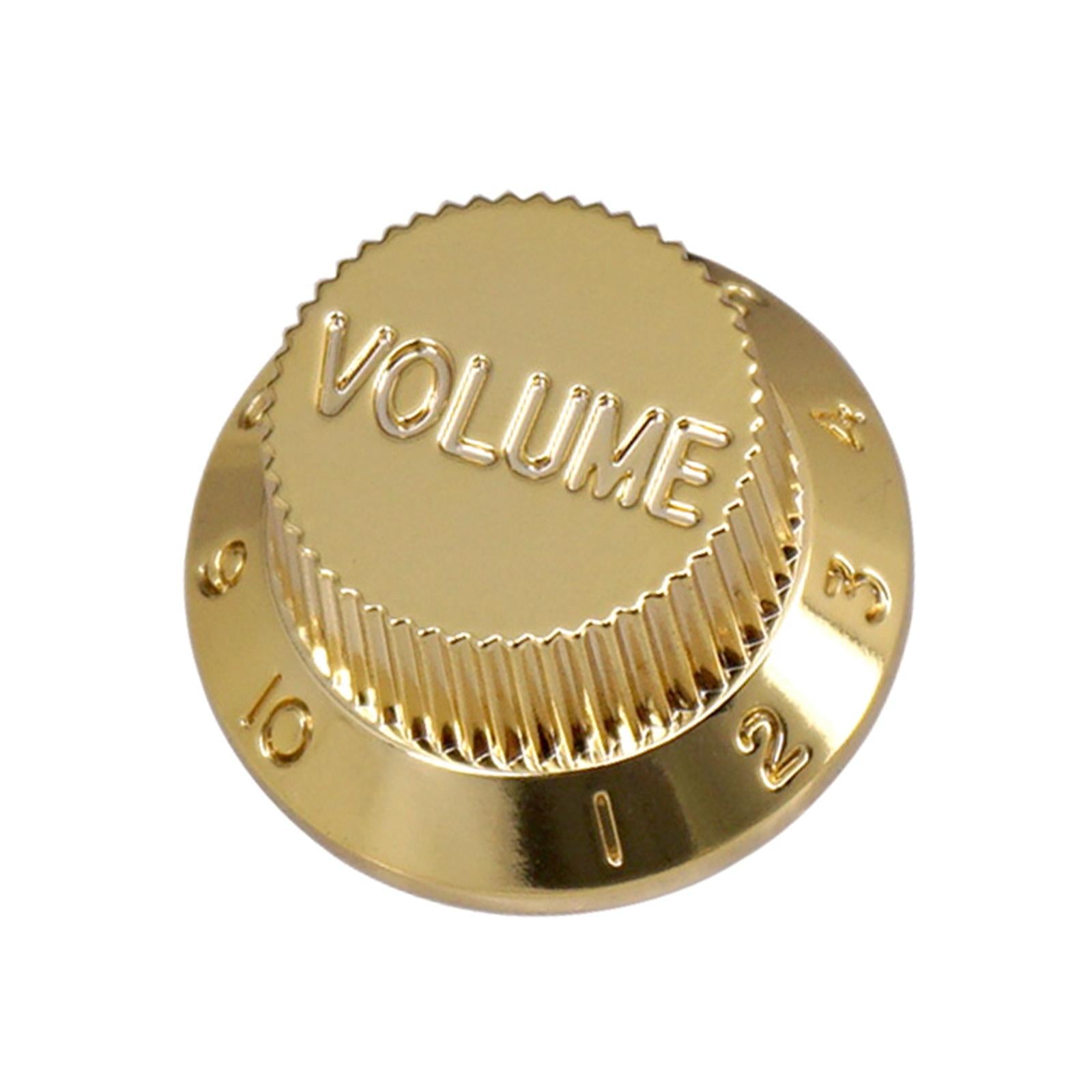 Timbre and Volume Speed Control Knobs for SQ Guitar 2pcs T 2pcs V Gold